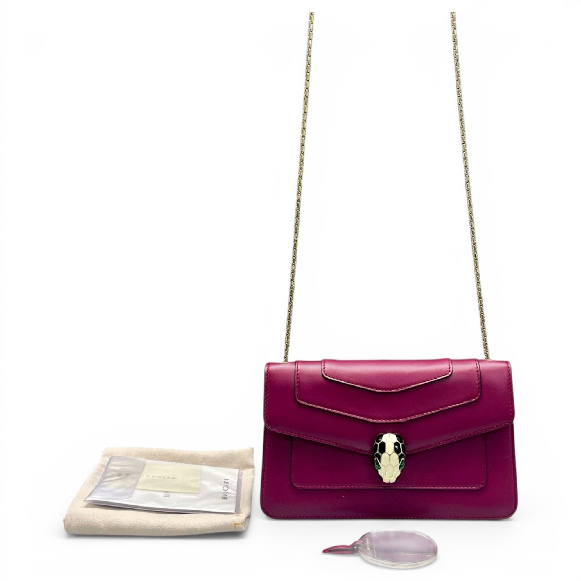 Serpenti leather crossbody bag