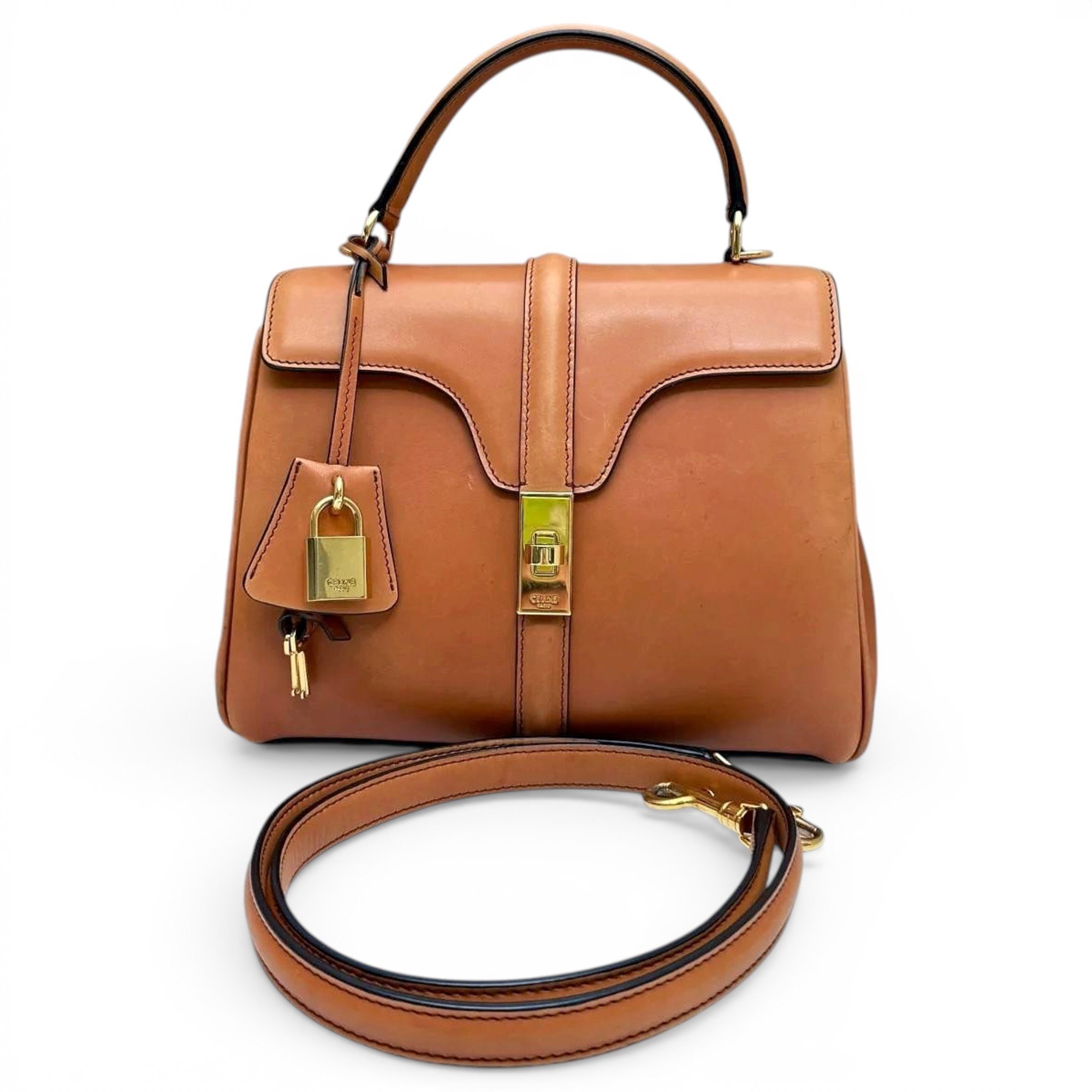 Leather handbag