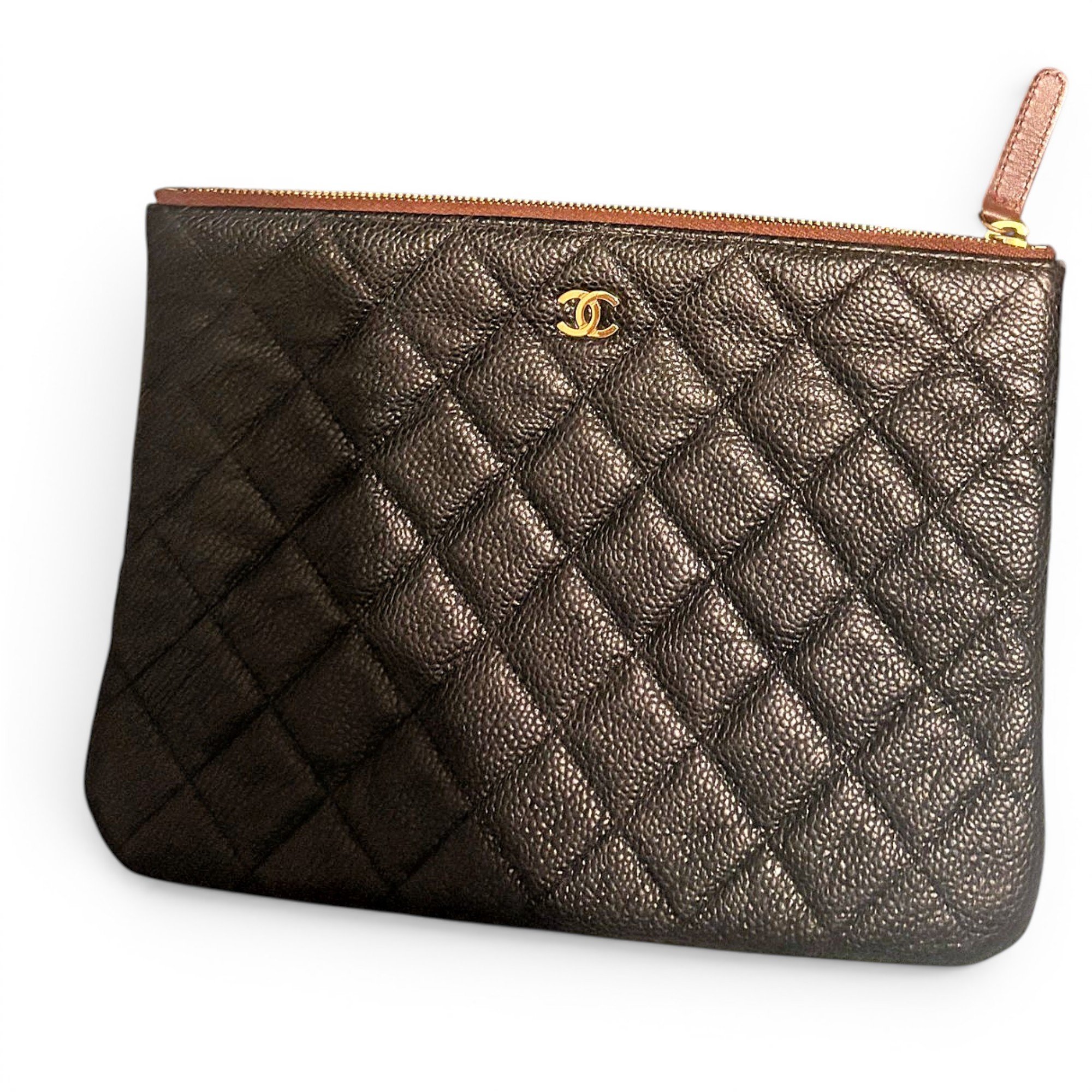 Timeless/Classique leather clutch bag
