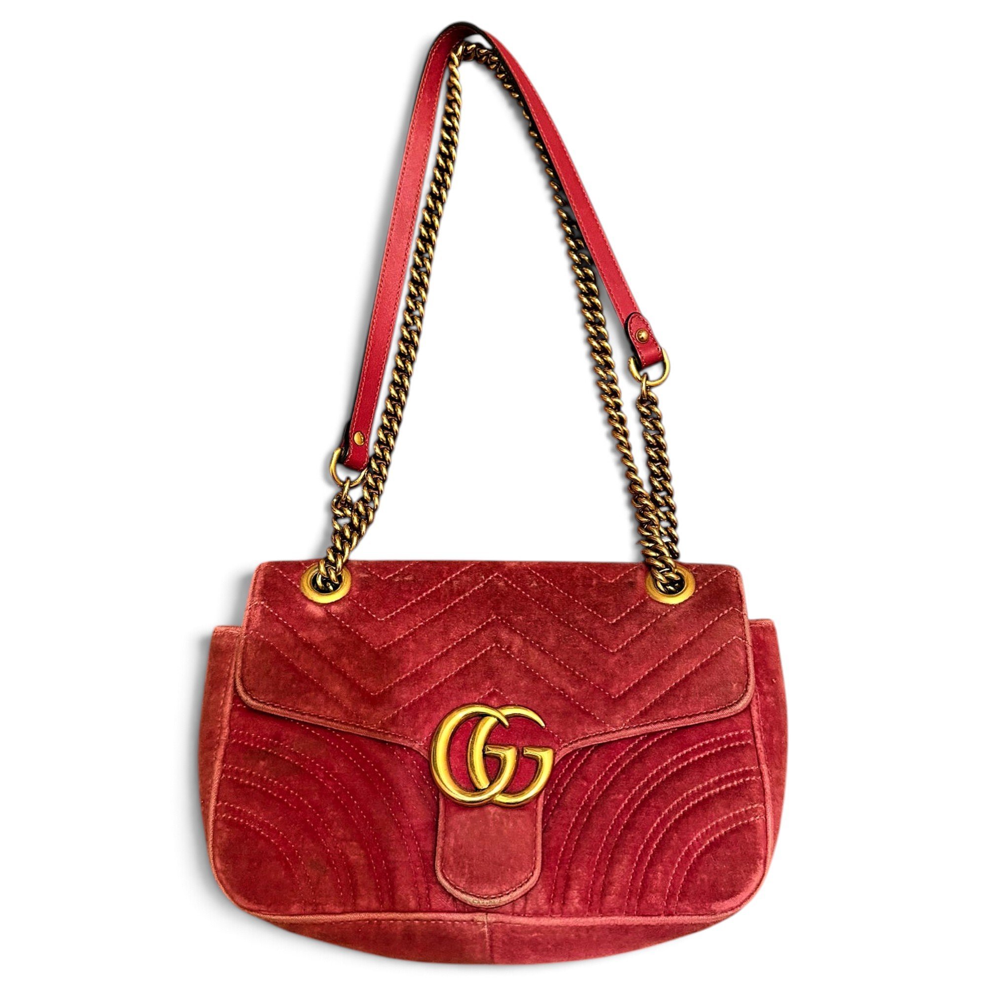 GG Marmont velvet handbag