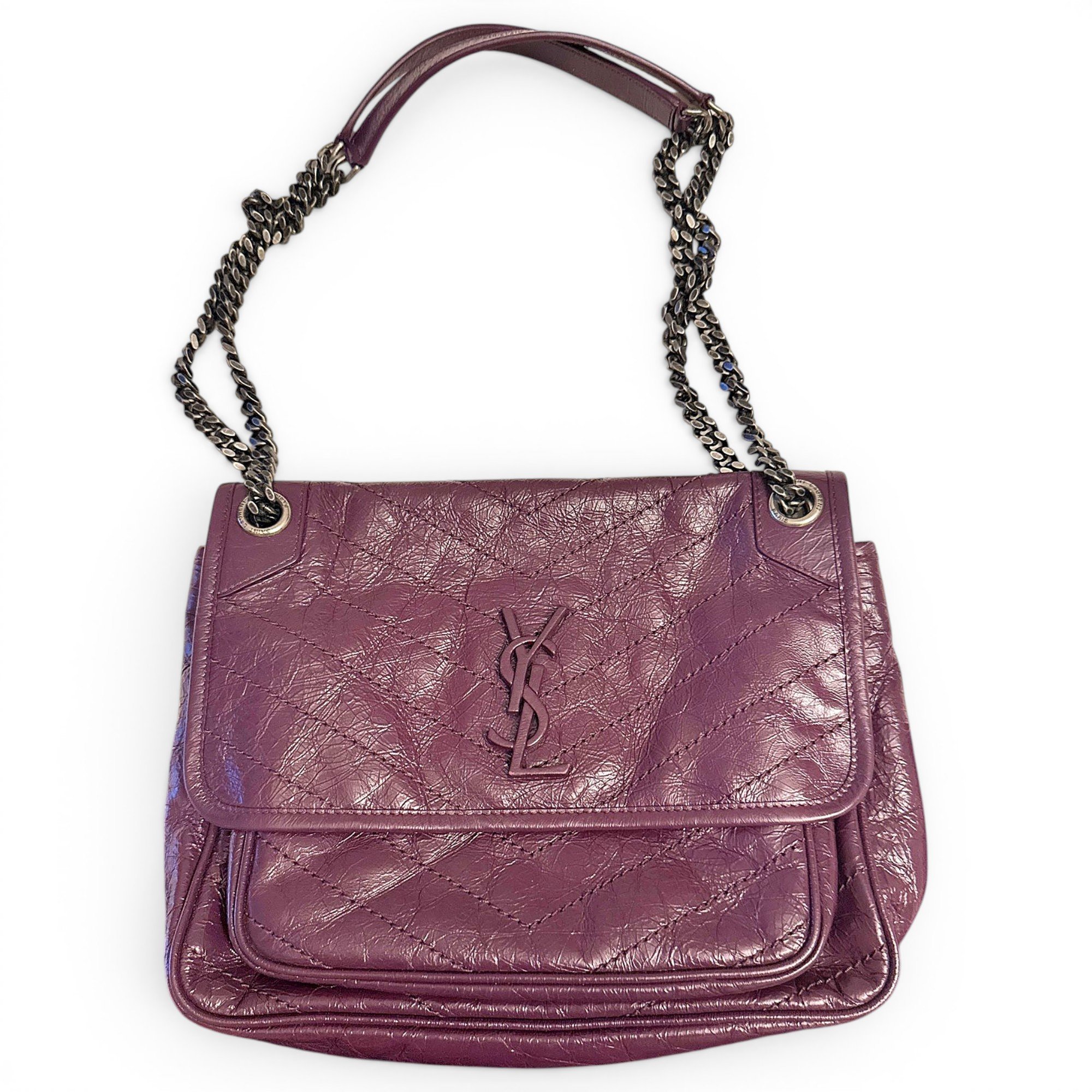 Niki leather crossbody bag