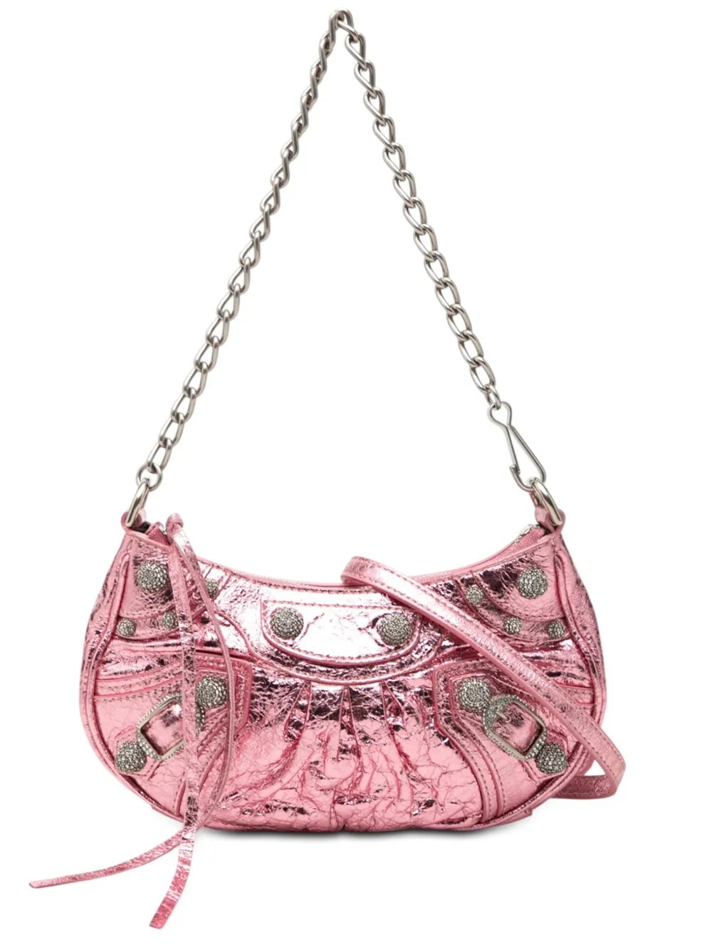 2021-2026 Mini Metallic Lambskin Motocross Le Cagole satchel