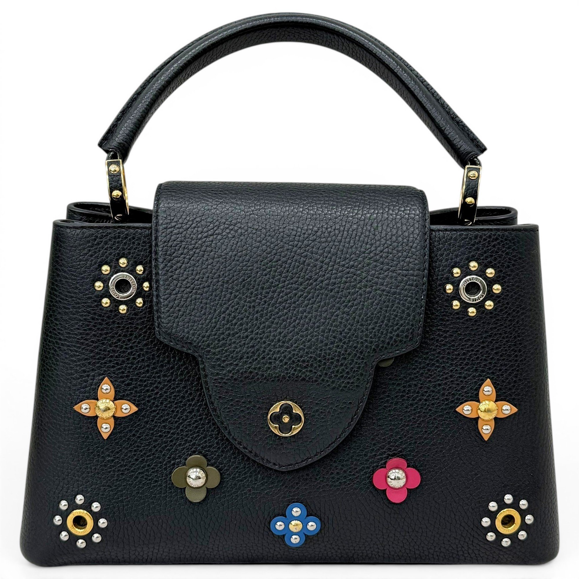 Capucines leather handbag