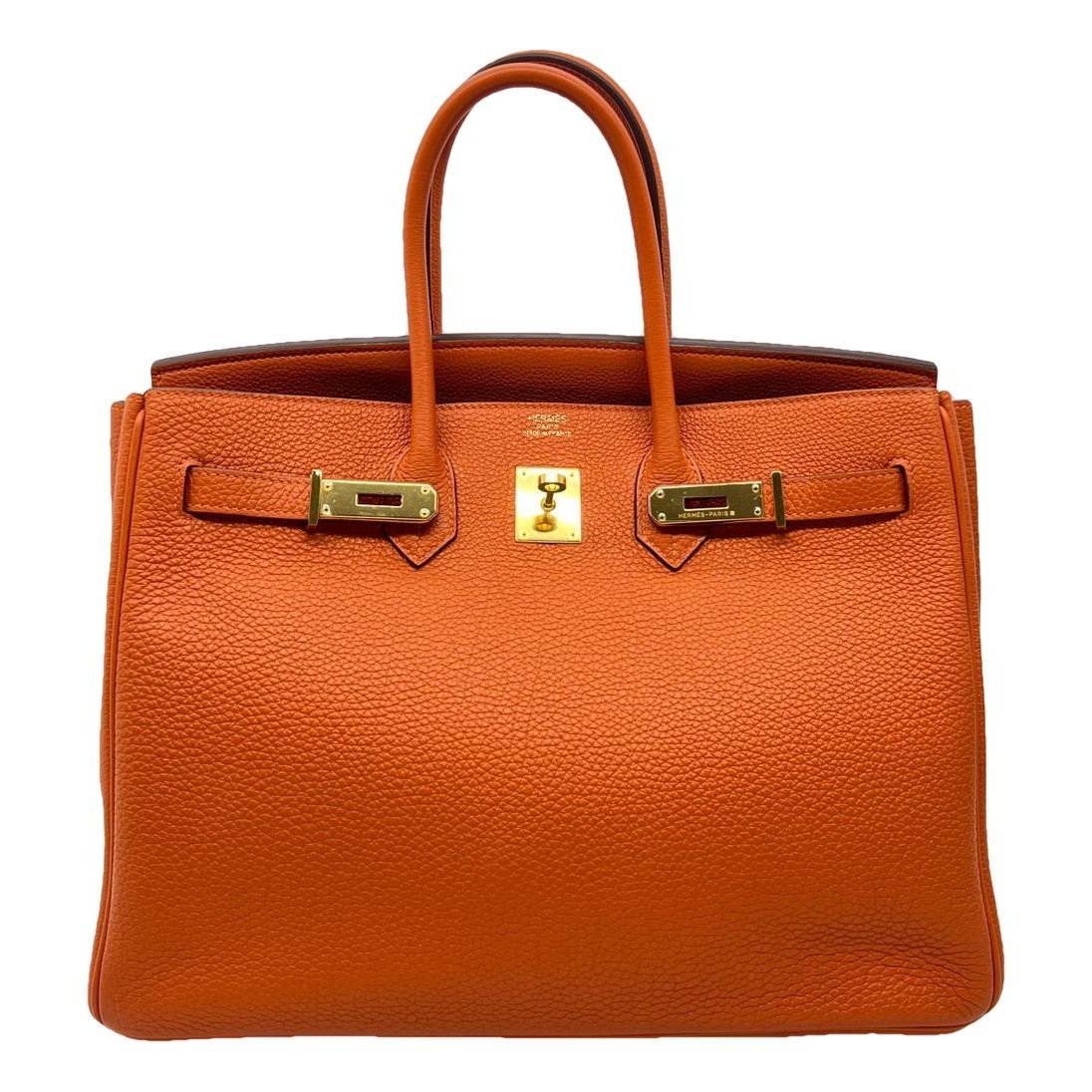 Birkin 35 leather handbag