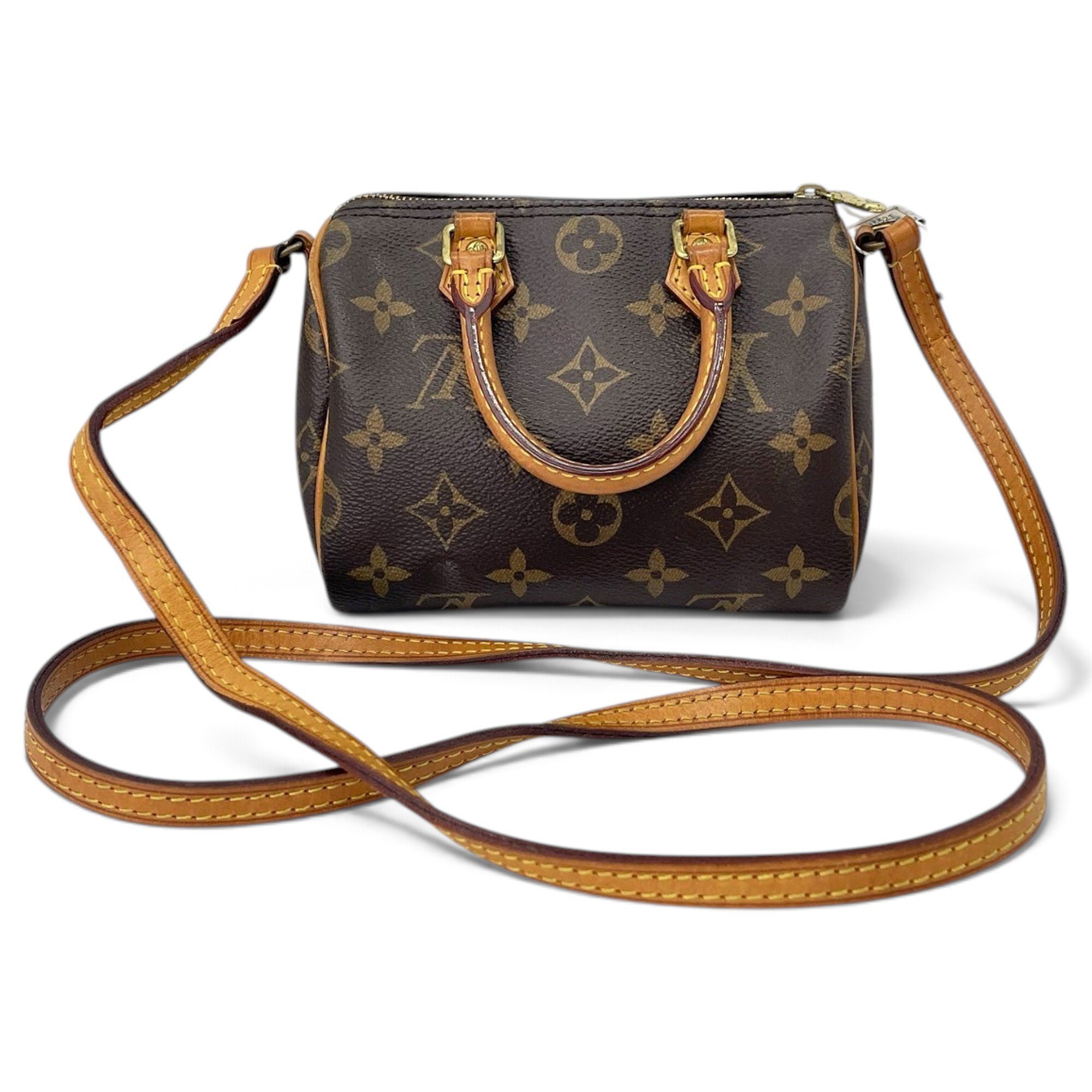 Nano Speedy / Mini HL leather handbag