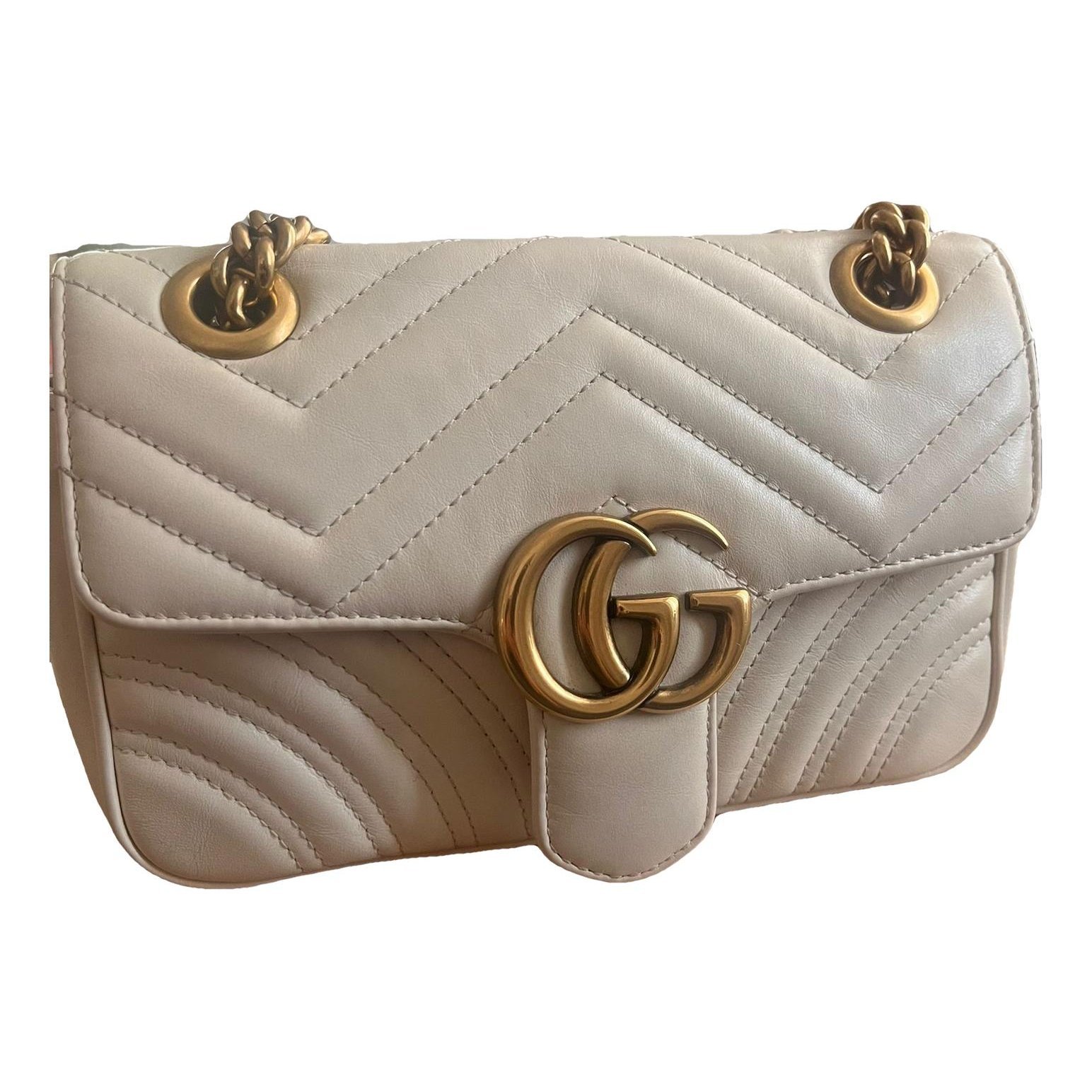 GG Marmont Flap leather crossbody bag