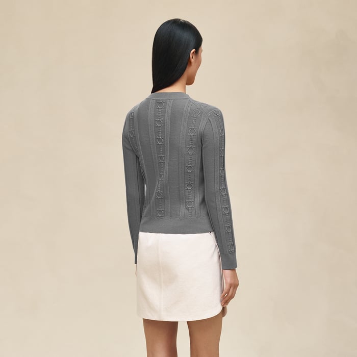 Gris Osmium Long-sleeve Sweater