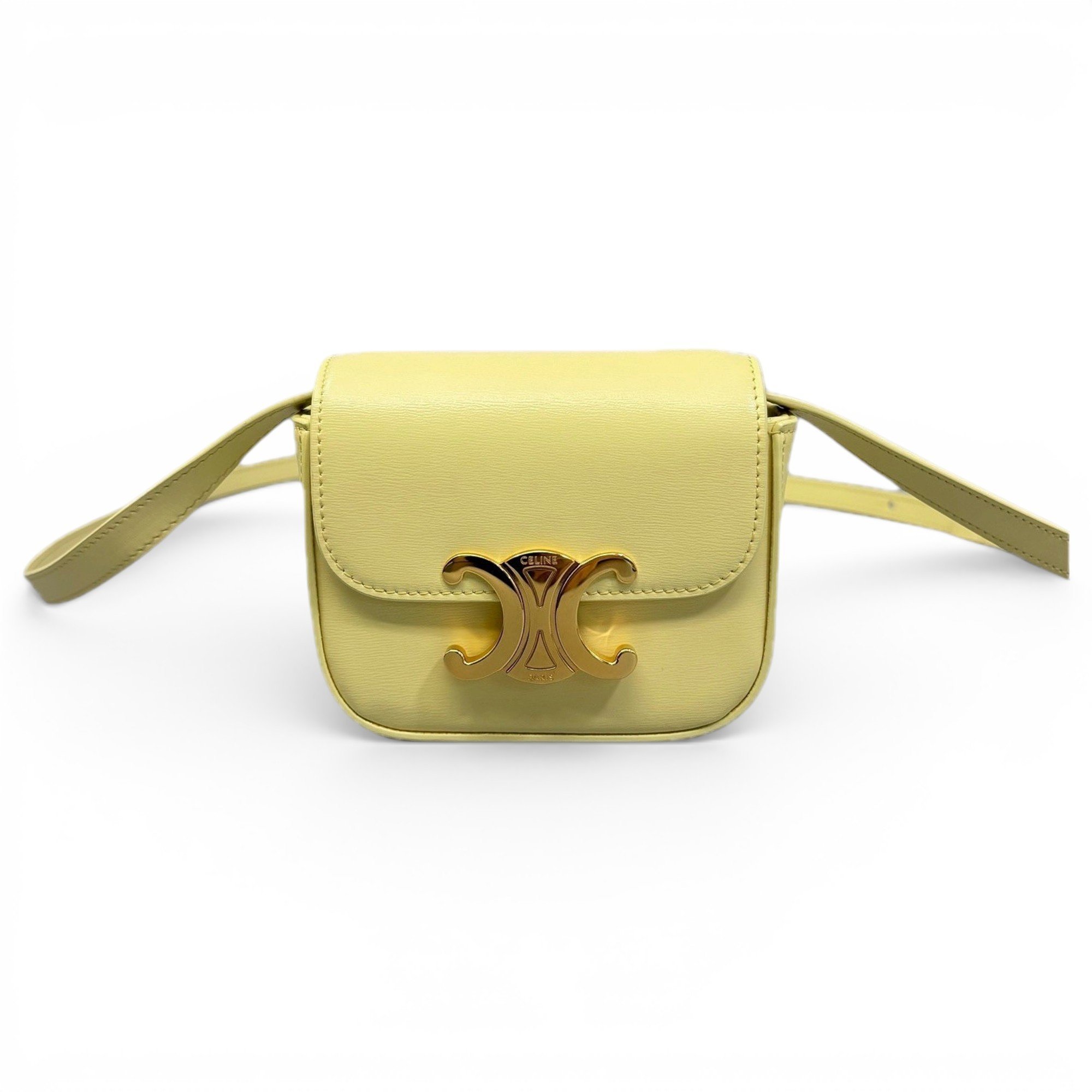 Triomphe leather handbag