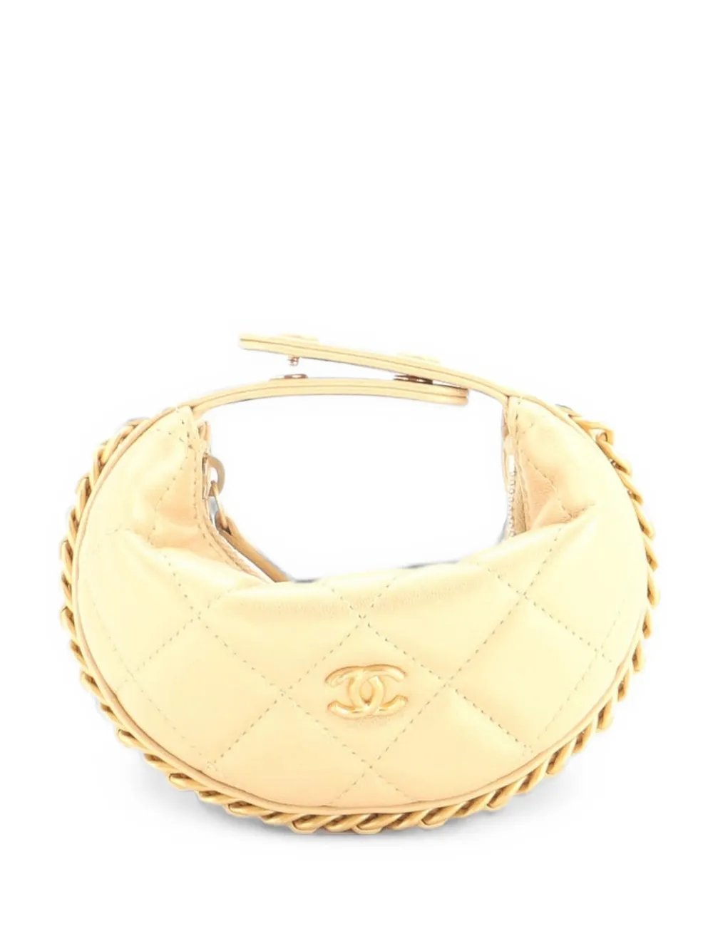 Chain Around Pouch Quilted Lambskin Extra Mini hobo bag