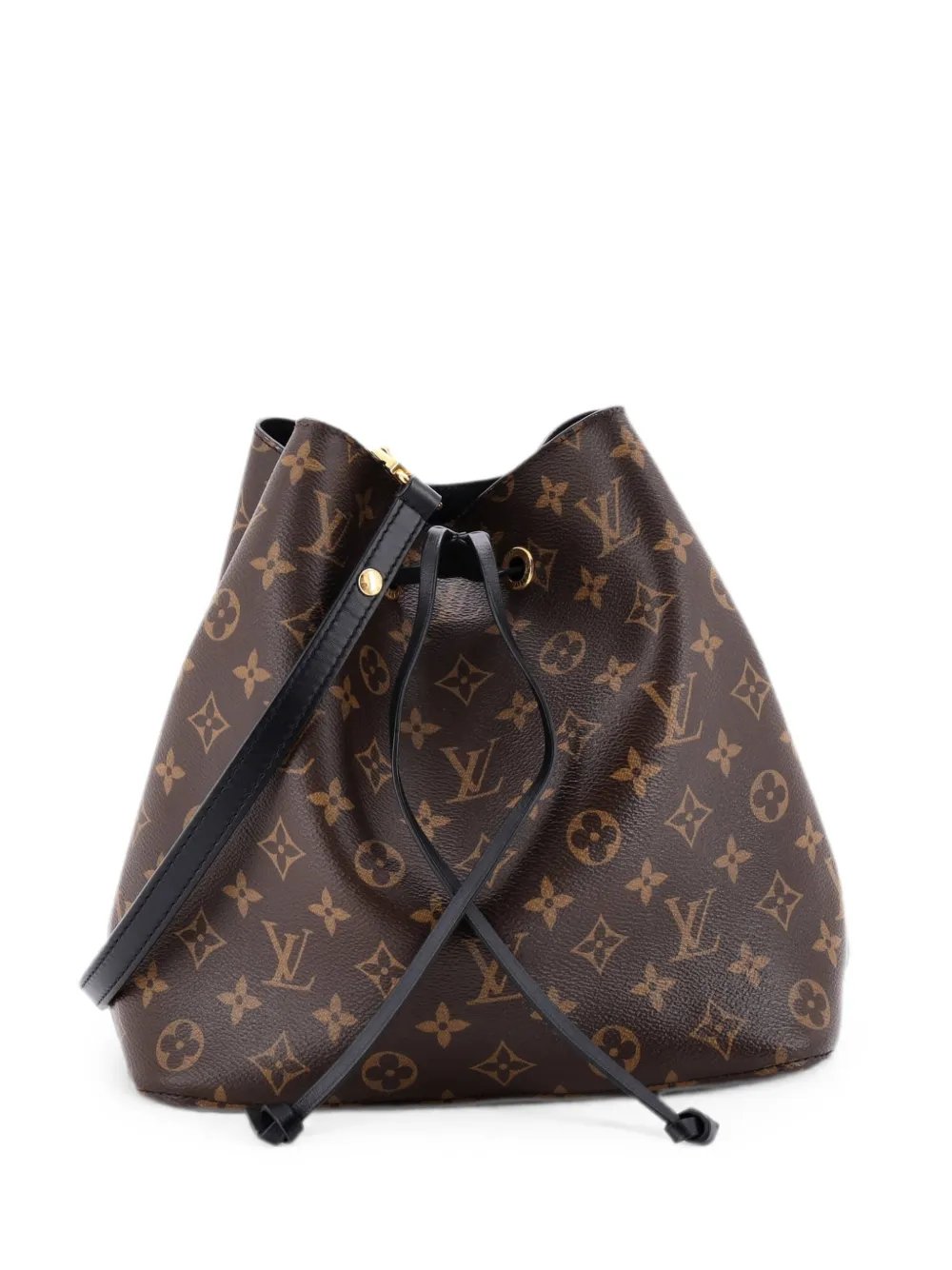 NeoNoe Handbag Monogram Canvas with Leather MM bucket bag