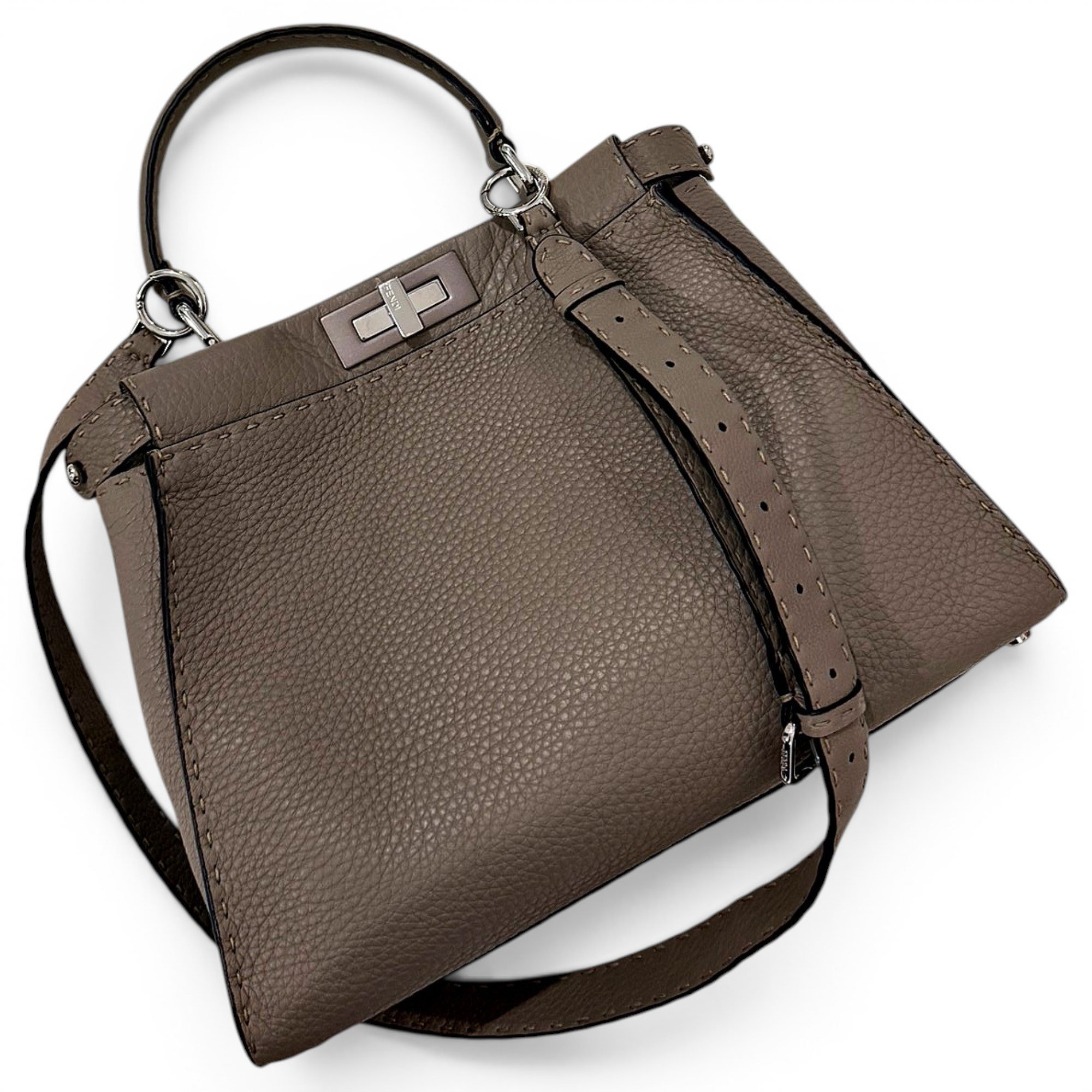 Leather handbag