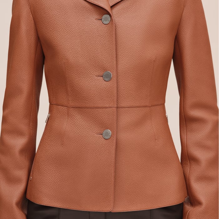 Marron Fauve Equestrian Jacket