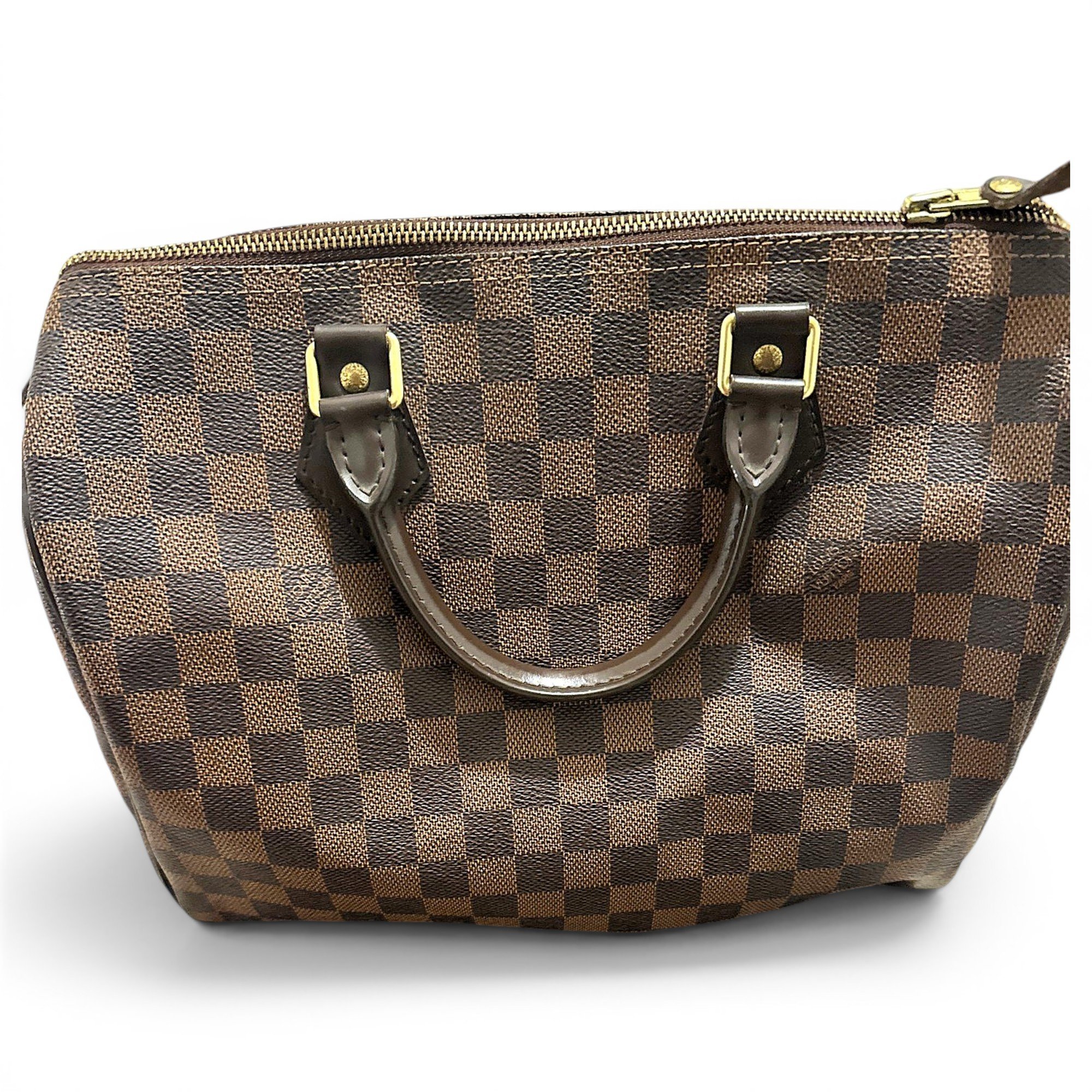 Speedy leather handbag