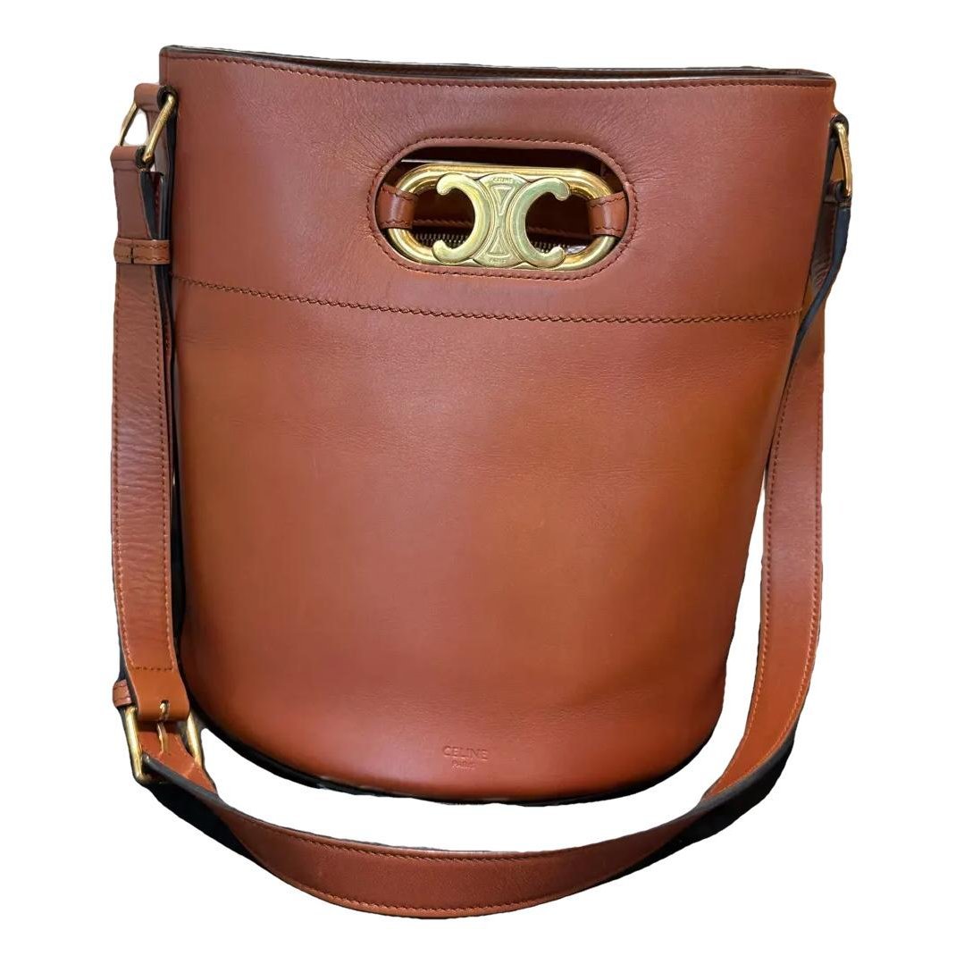 Triomphe Maillon leather crossbody bag
