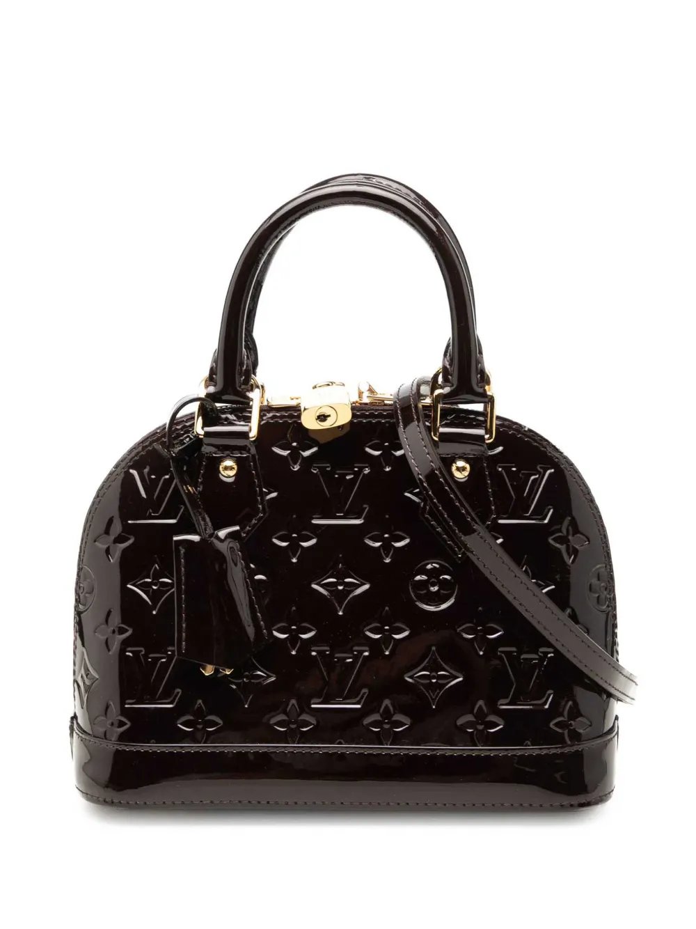 2018 Monogram Vernis Alma BB satchel