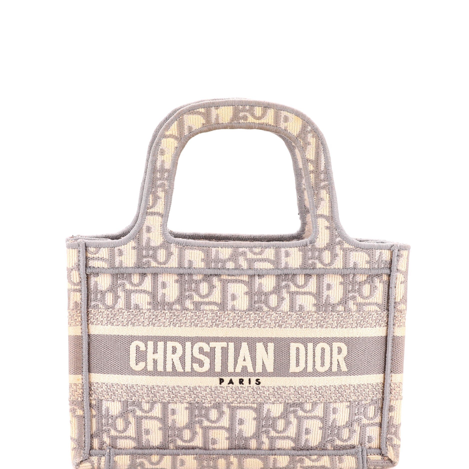Book Tote Oblique Canvas Mini