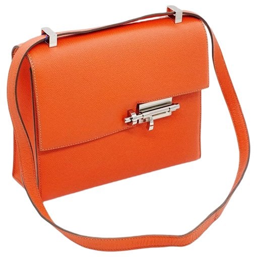 Verrou leather handbag
