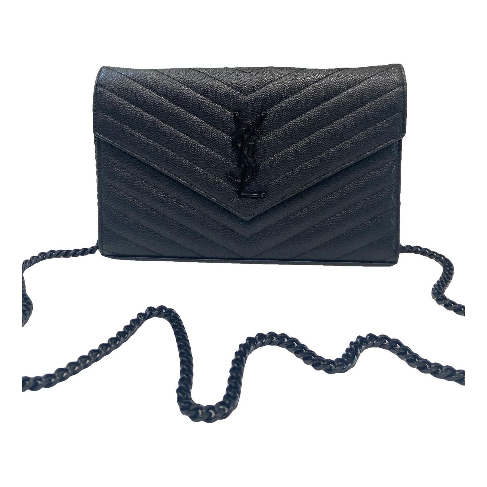 Envelope leather handbag