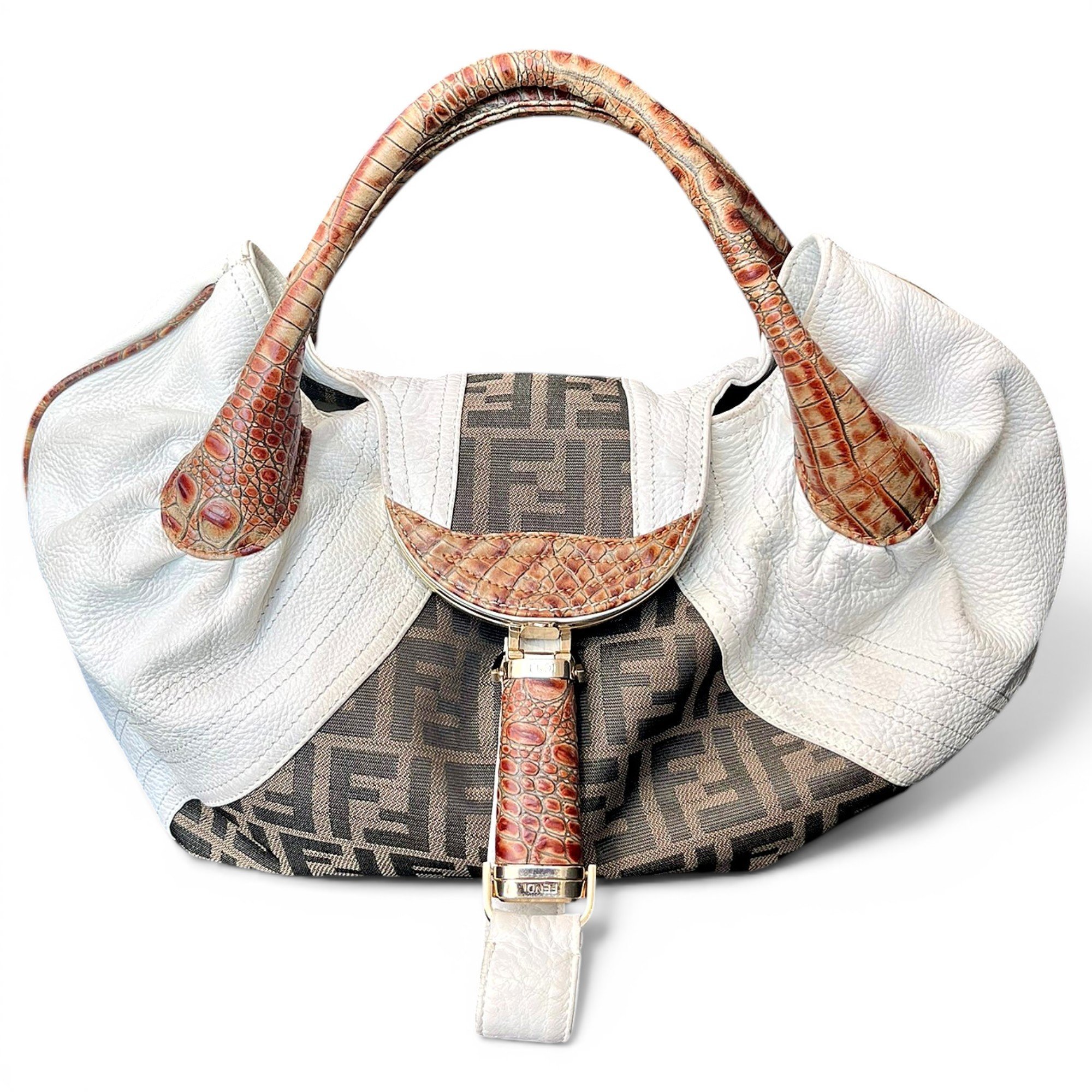 Spy leather handbag