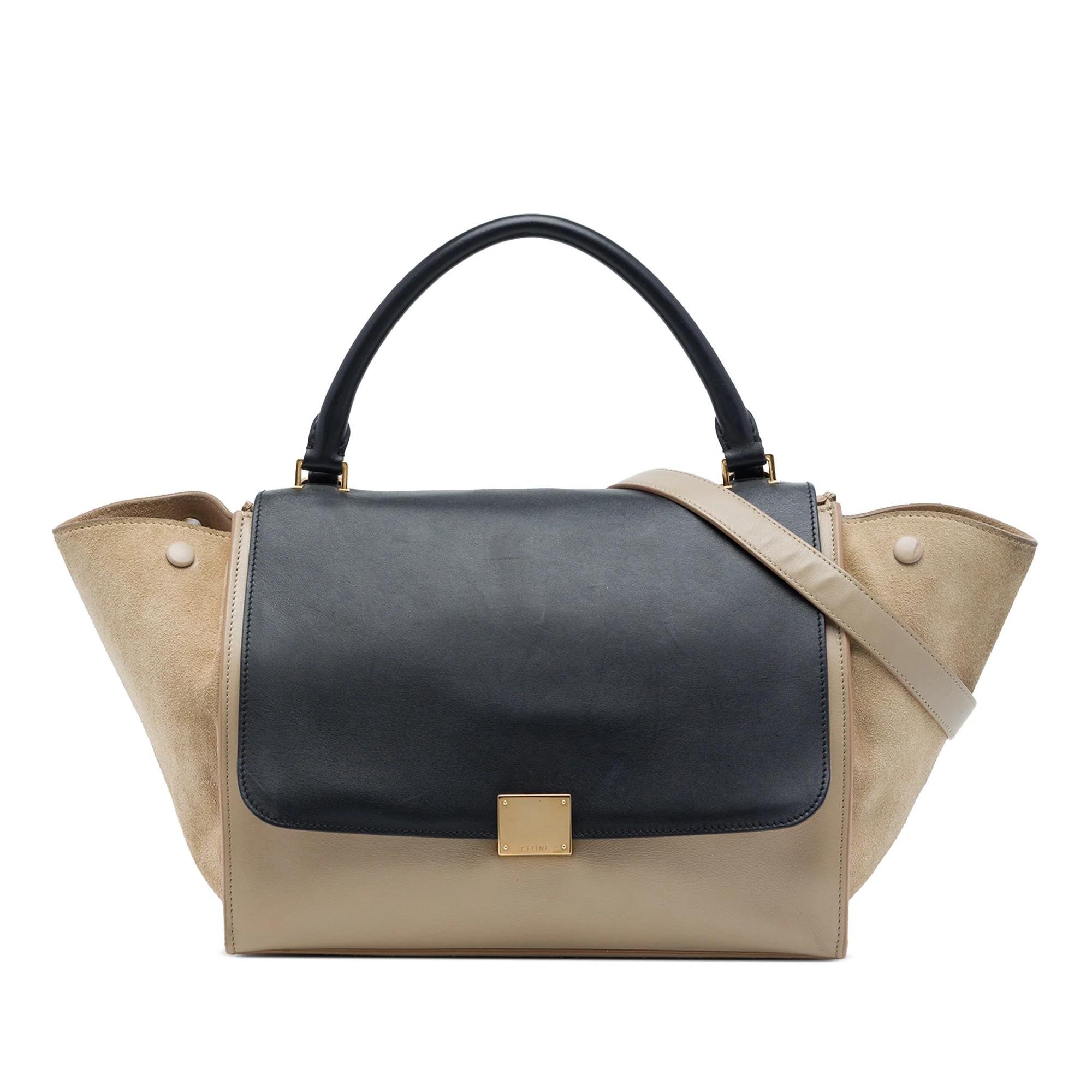 Trapèze pony-style calfskin handbag