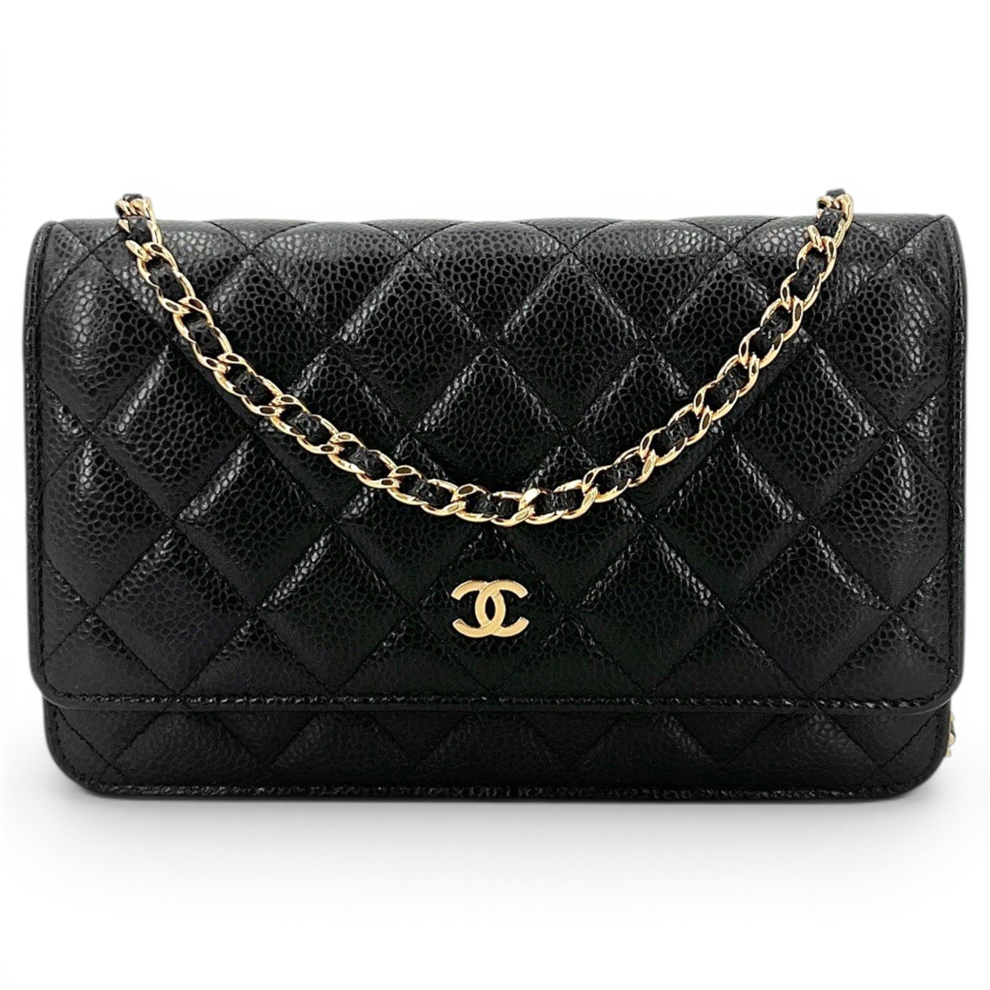 Wallet On Chain Timeless/Classique leather handbag