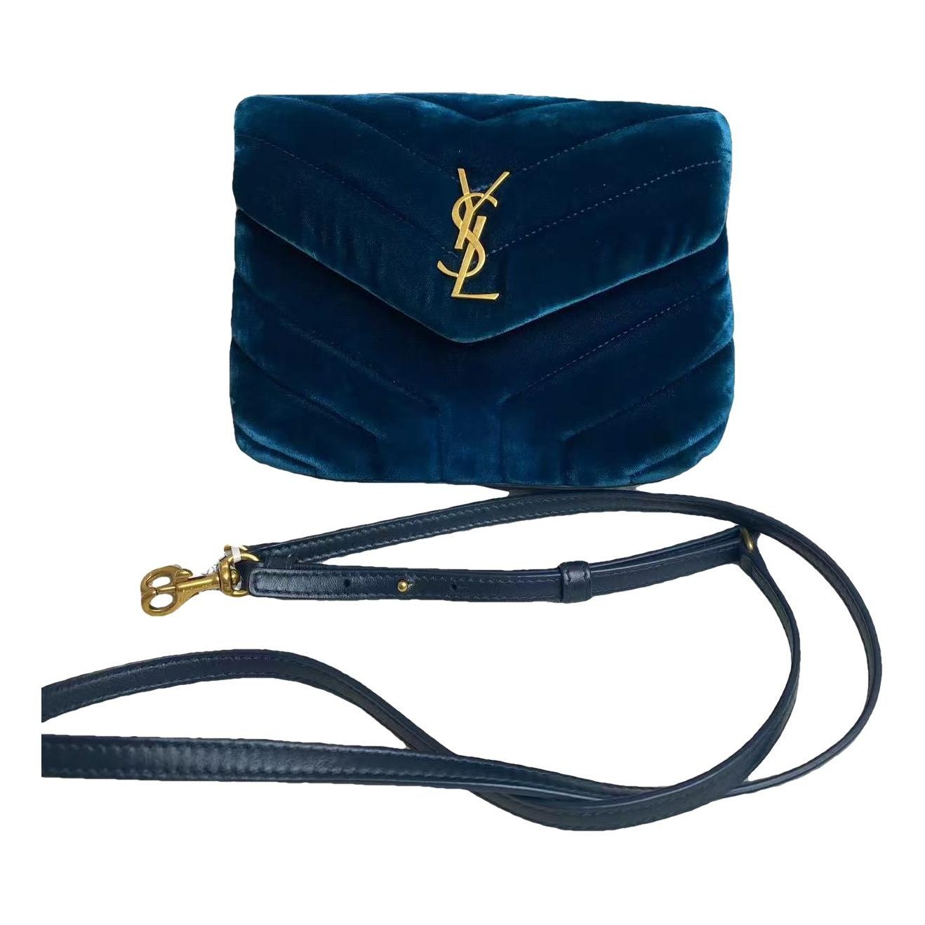 Loulou velvet handbag