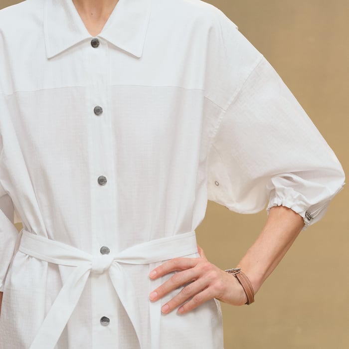 Blanc "Mosaique" Shirt Dress