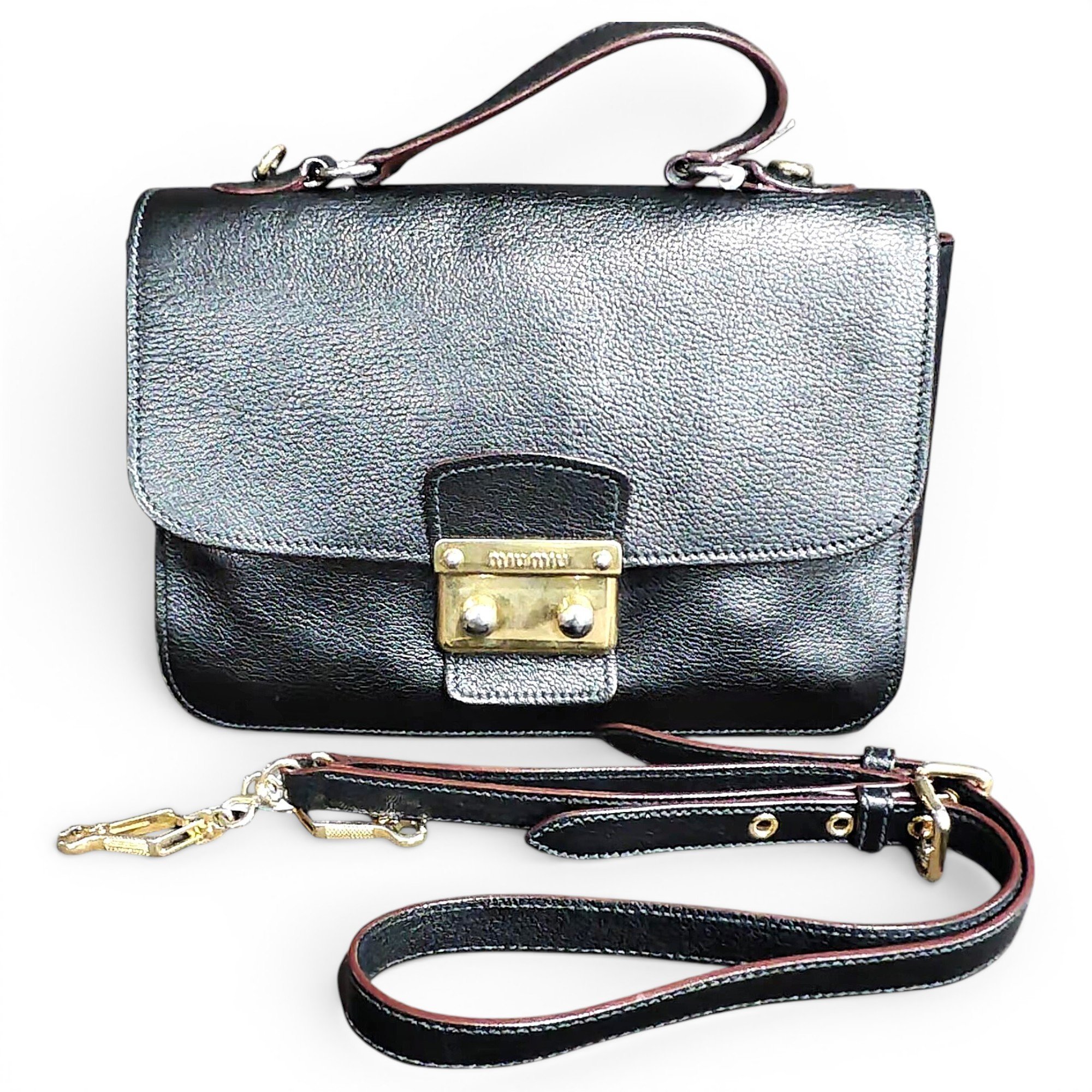 Leather handbag