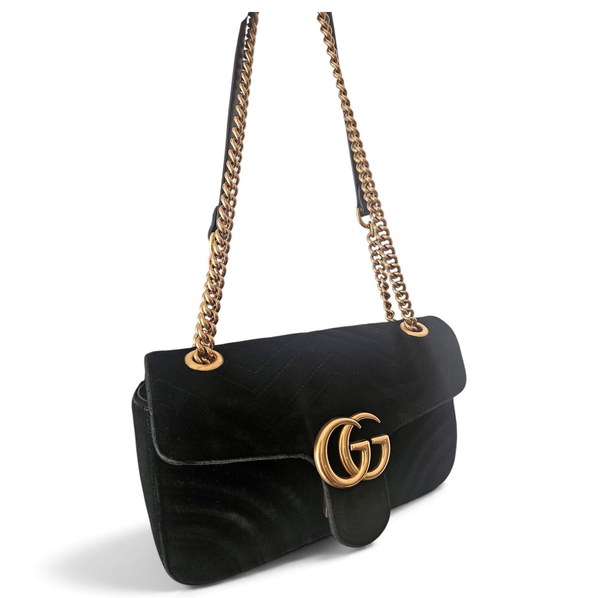 GG Marmont velvet handbag