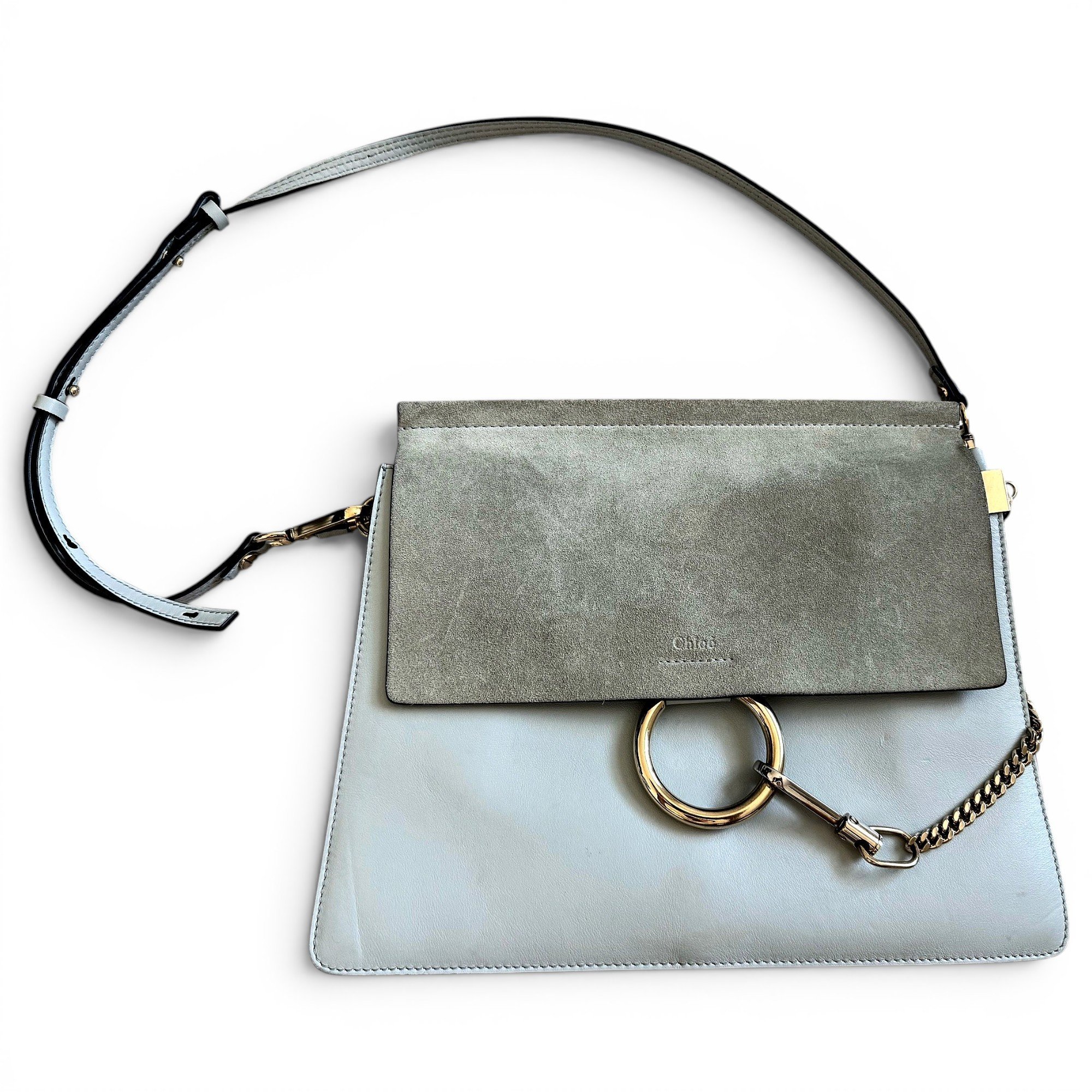 Faye leather handbag