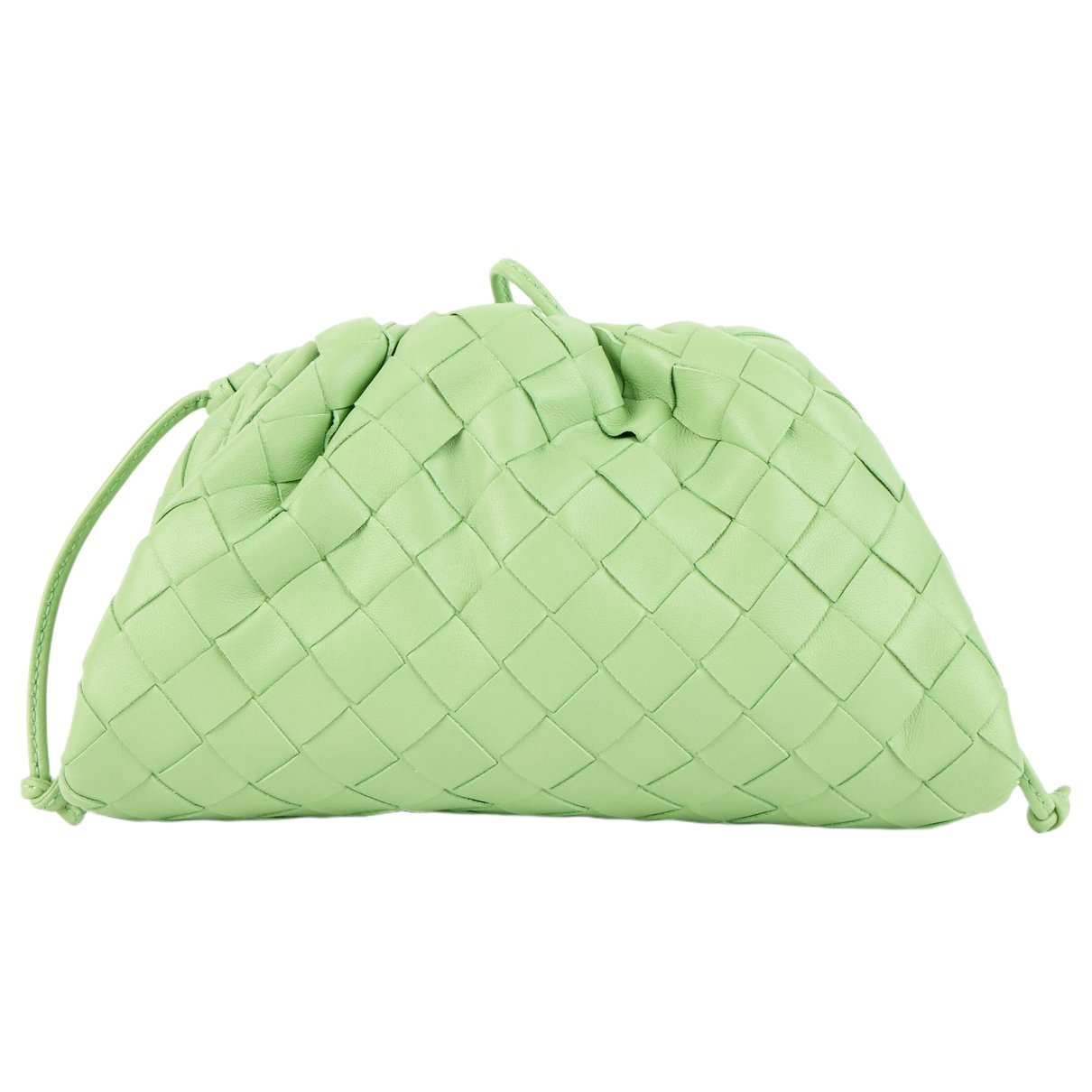 Pouch leather crossbody bag