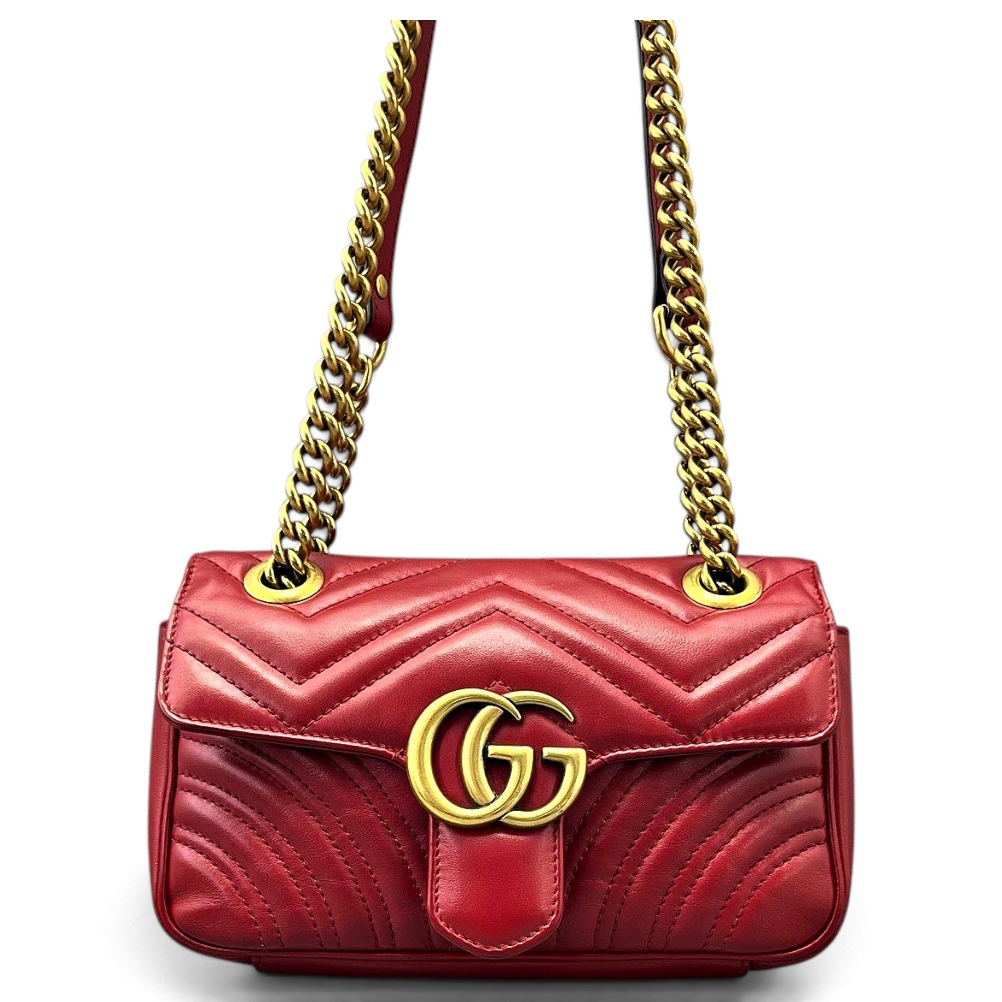 GG Marmont Flap leather handbag