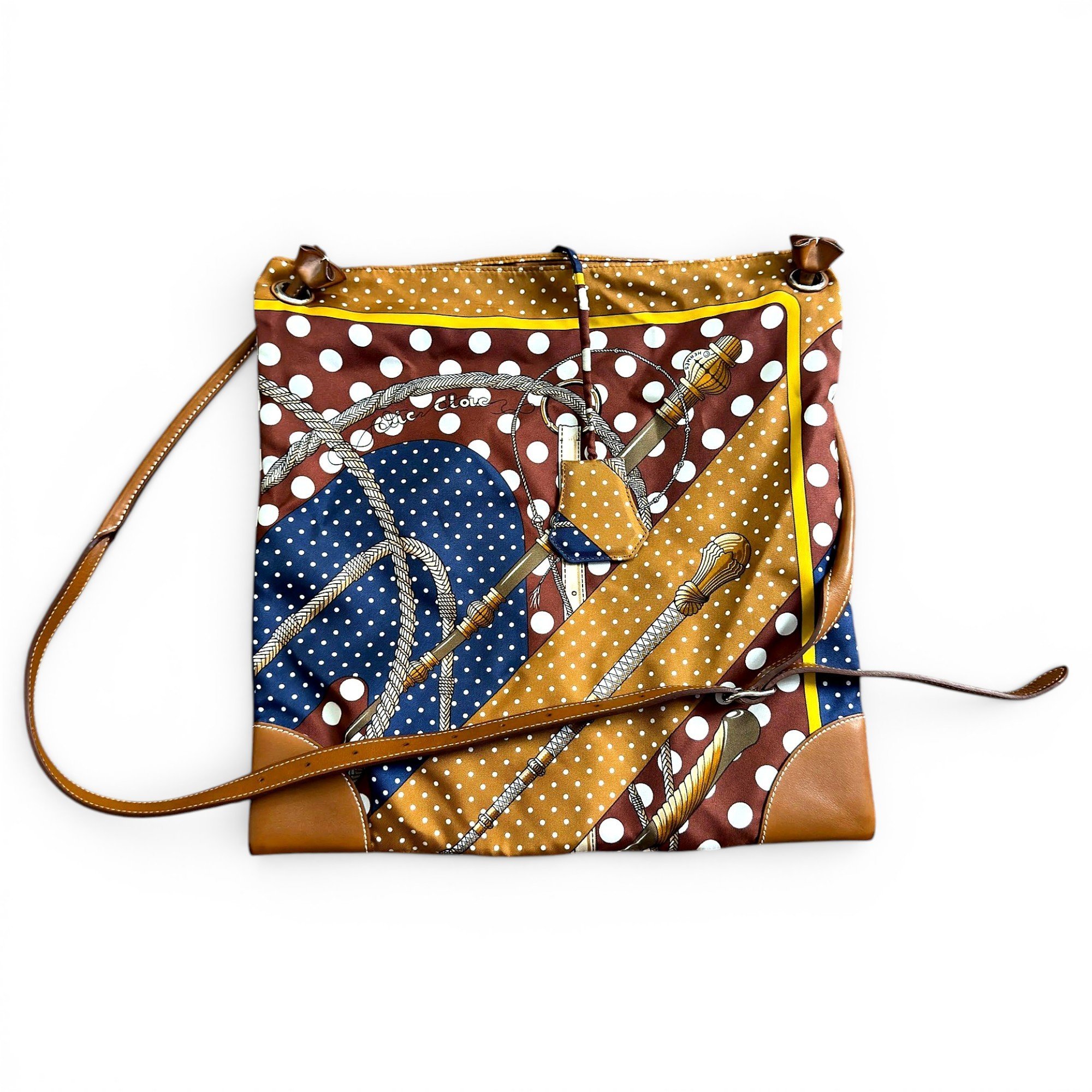 Silk City silk crossbody bag