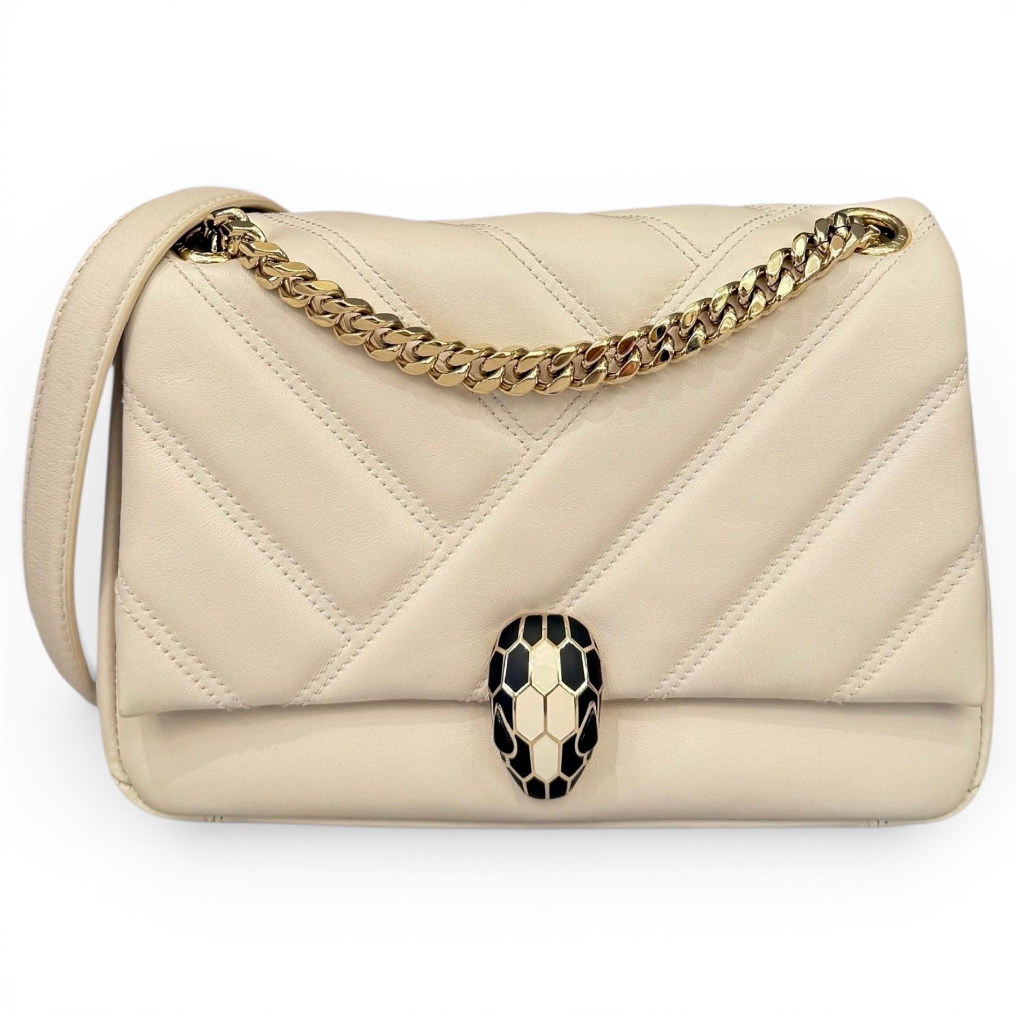 Serpenti leather crossbody bag