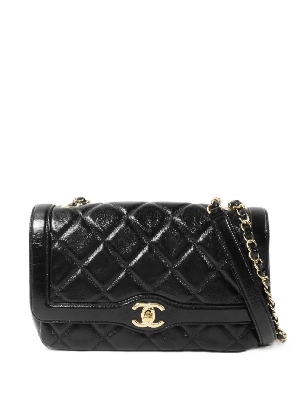 CC turn-lock quilted shoulder bag