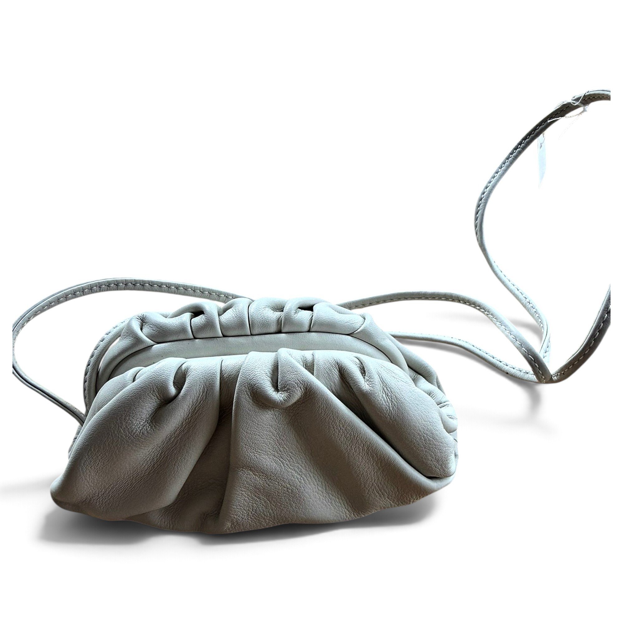 Pouch leather mini bag