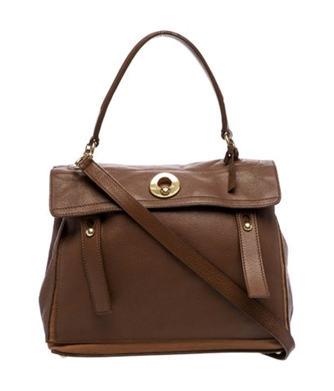 Saint Laurent Saint Laurent Leather Top Handle Bag