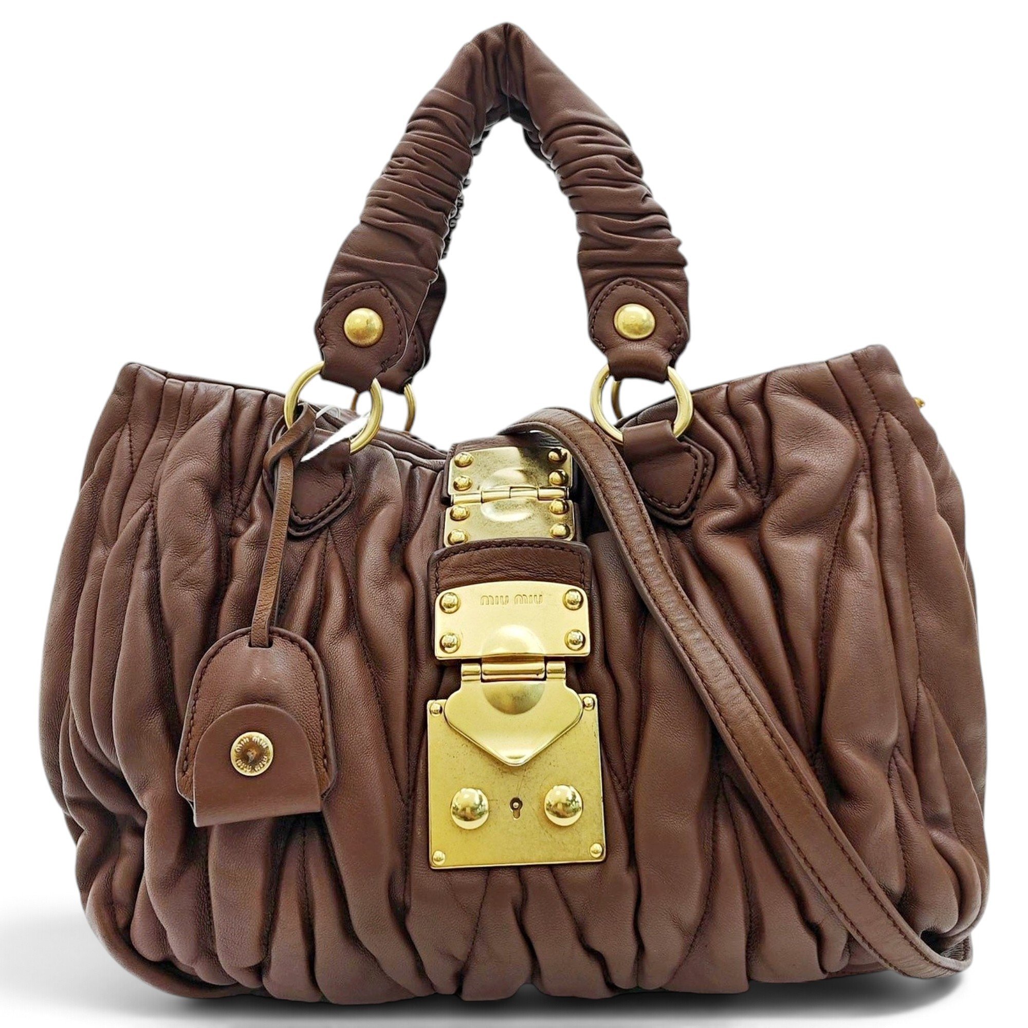 Leather handbag