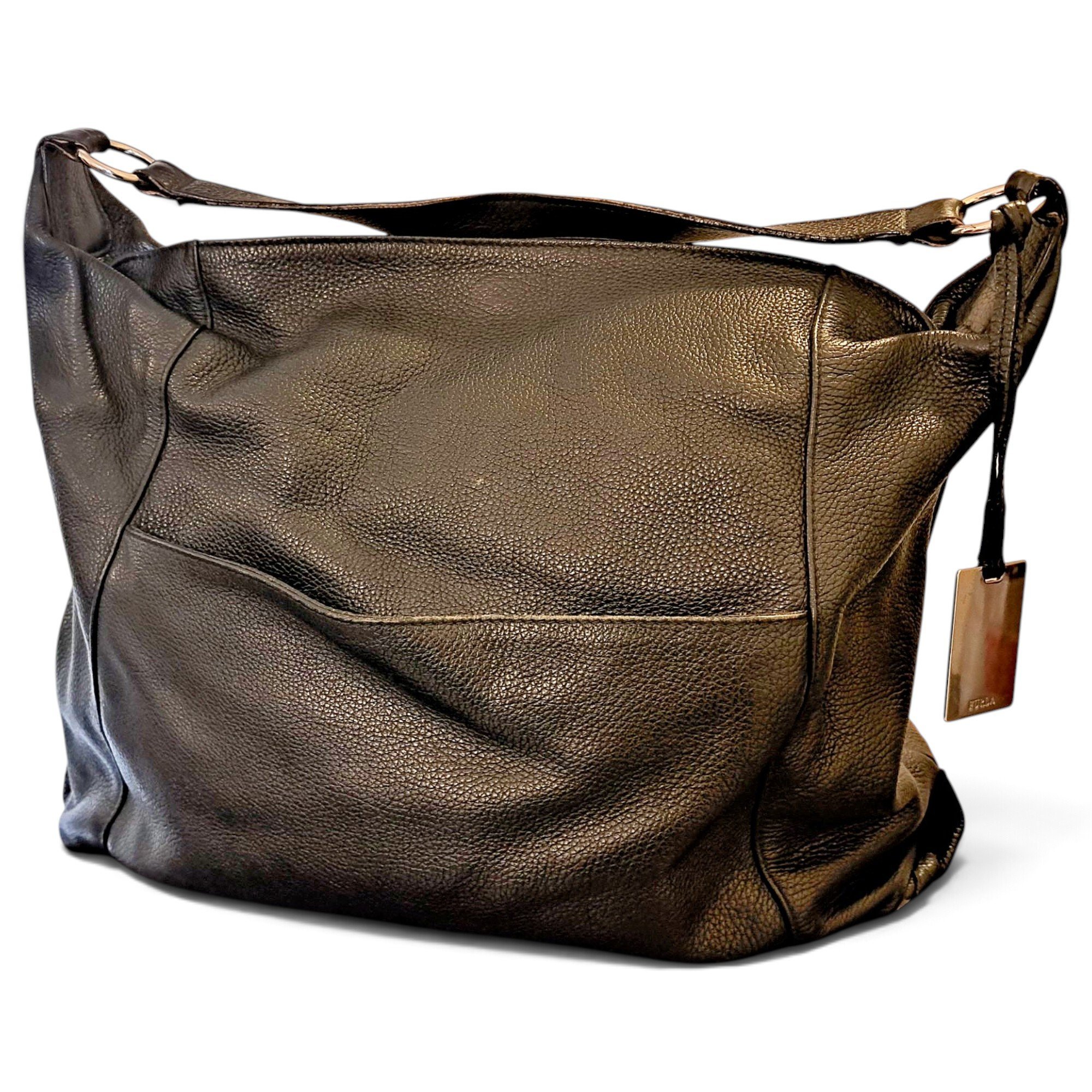 Leather handbag
