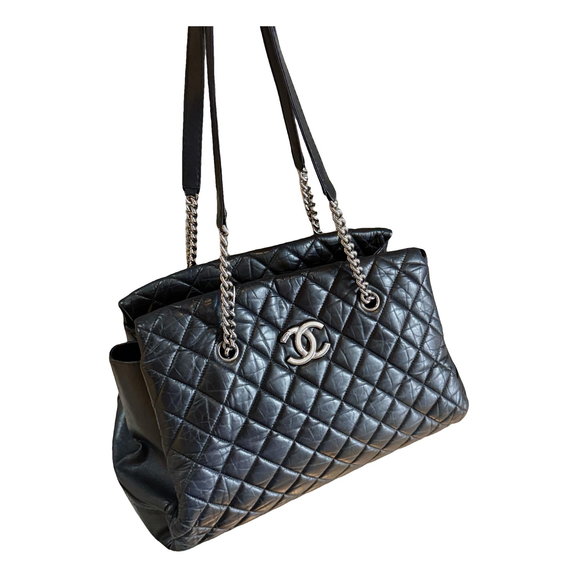Leather tote