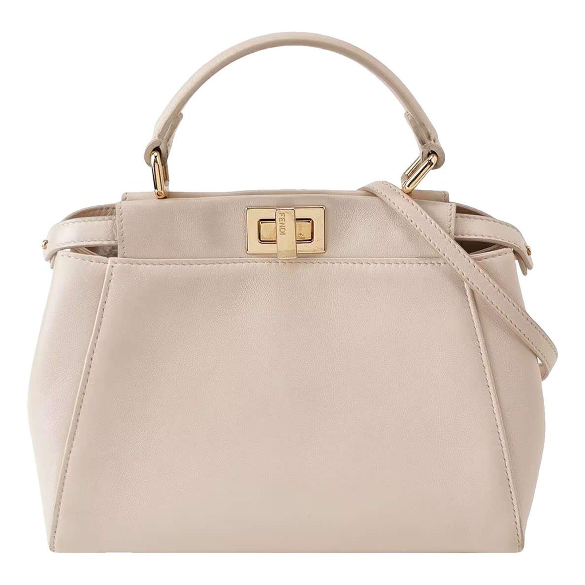 Peekaboo leather handbag