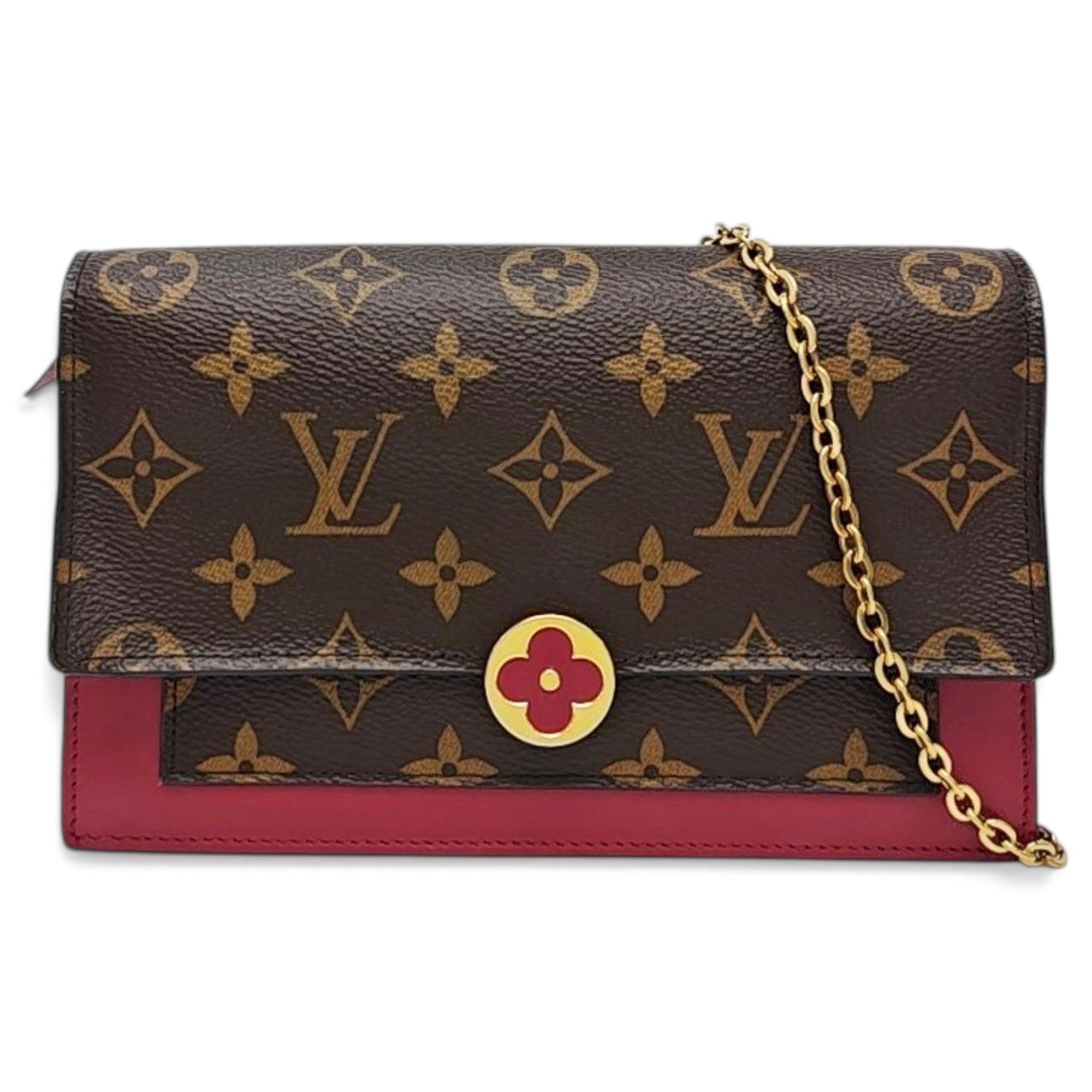 Flore chain leather handbag