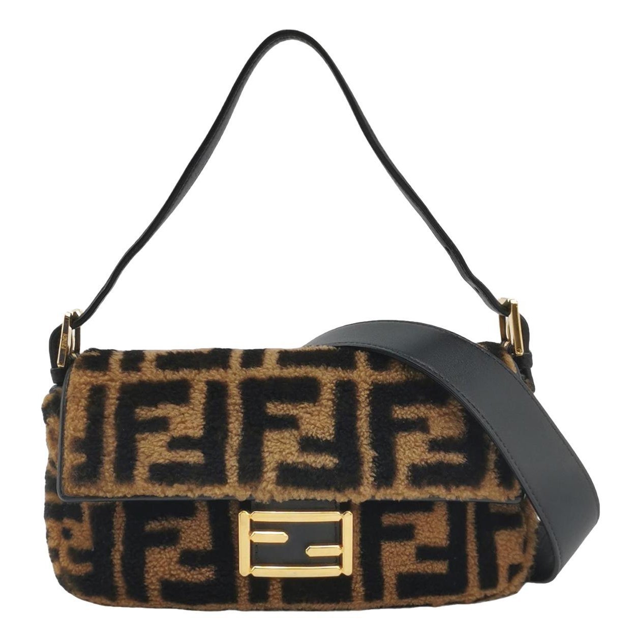 Baguette velvet handbag