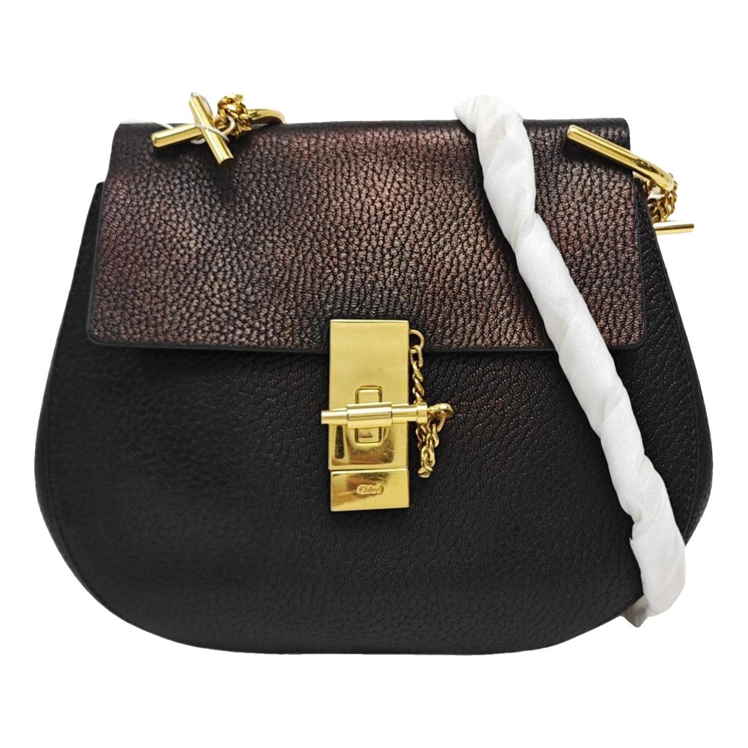 Drew leather handbag