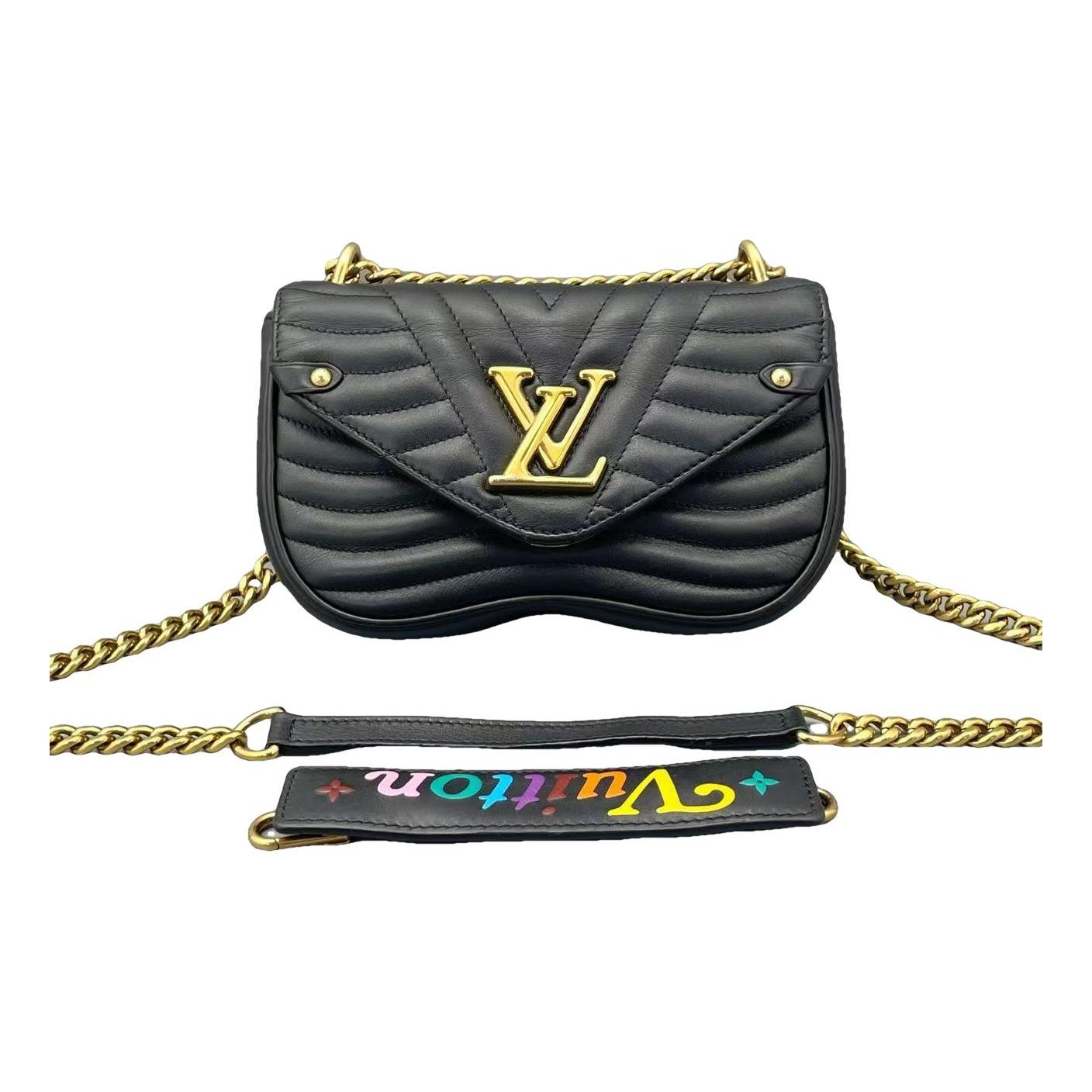 New Wave leather handbag