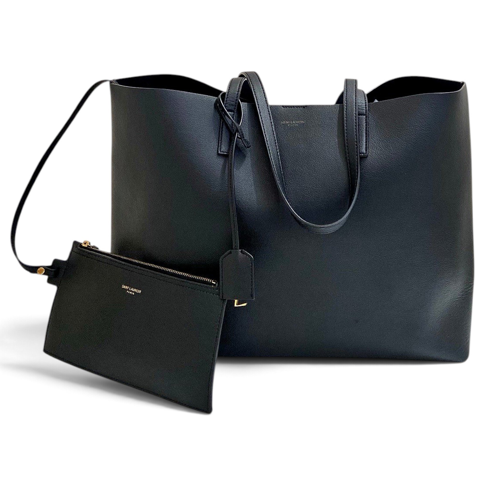 Shopping leather tote