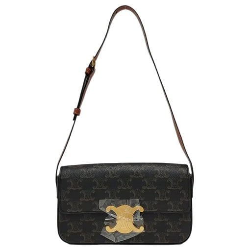 Triomphe leather handbag