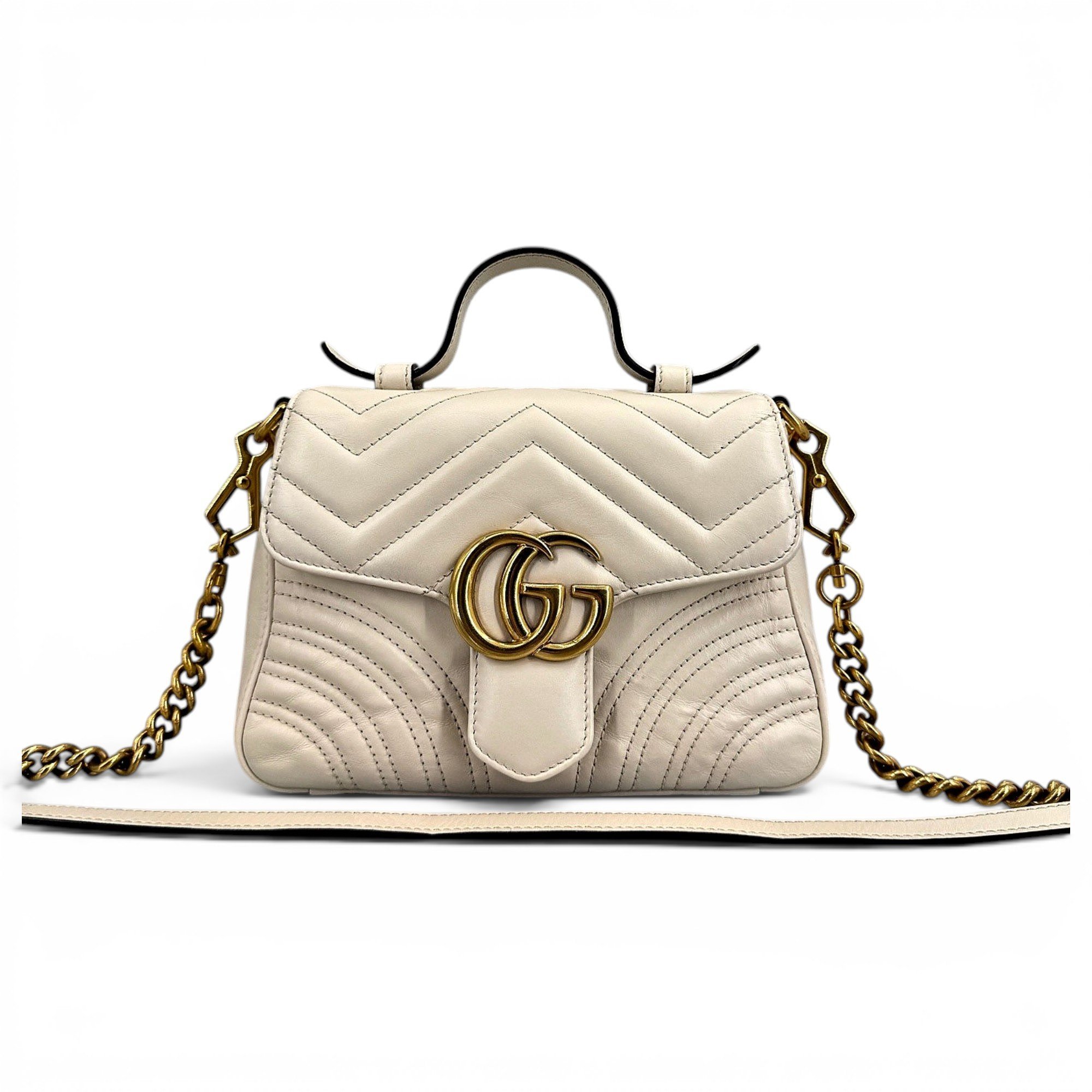 GG Marmont Flap leather handbag