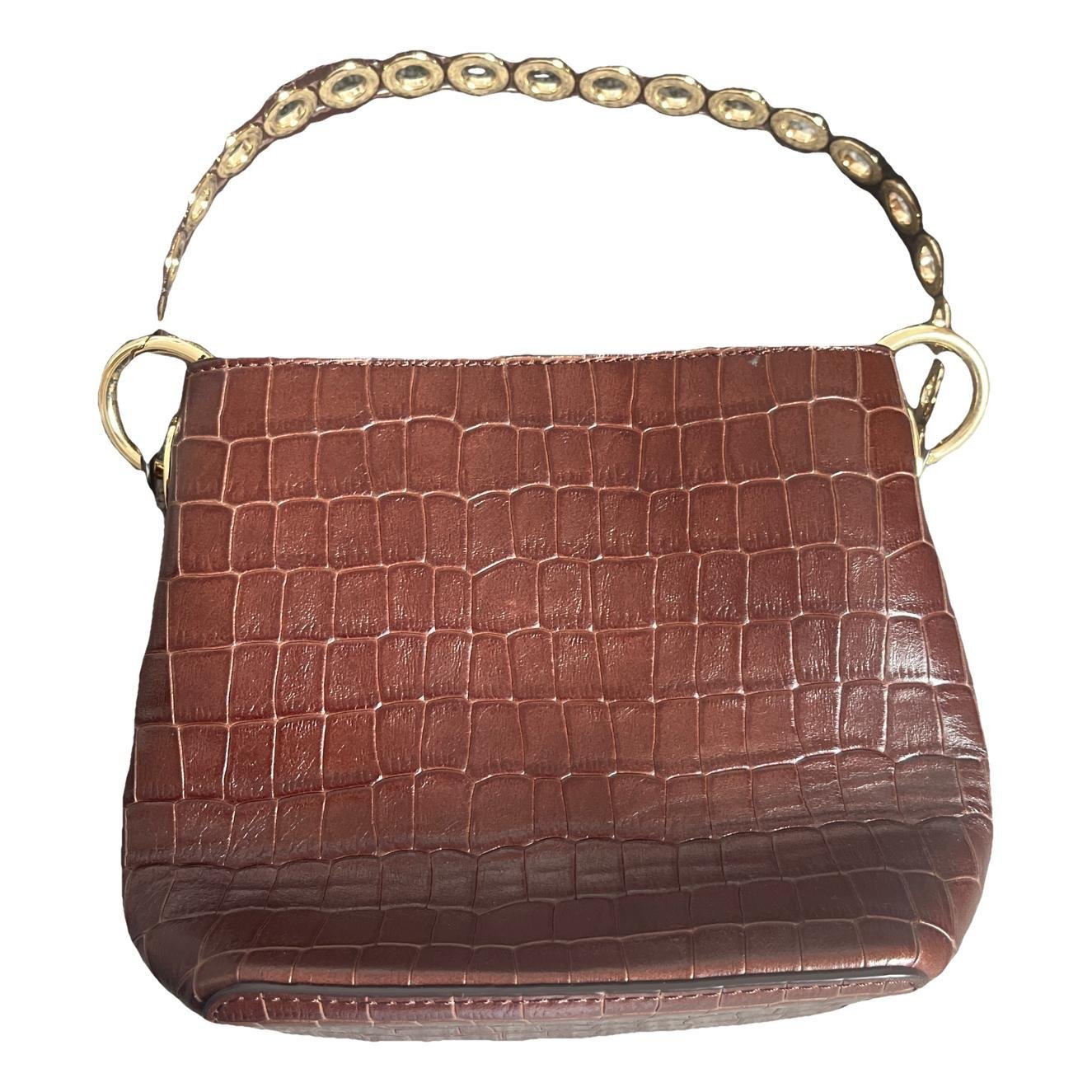 Patent leather handbag