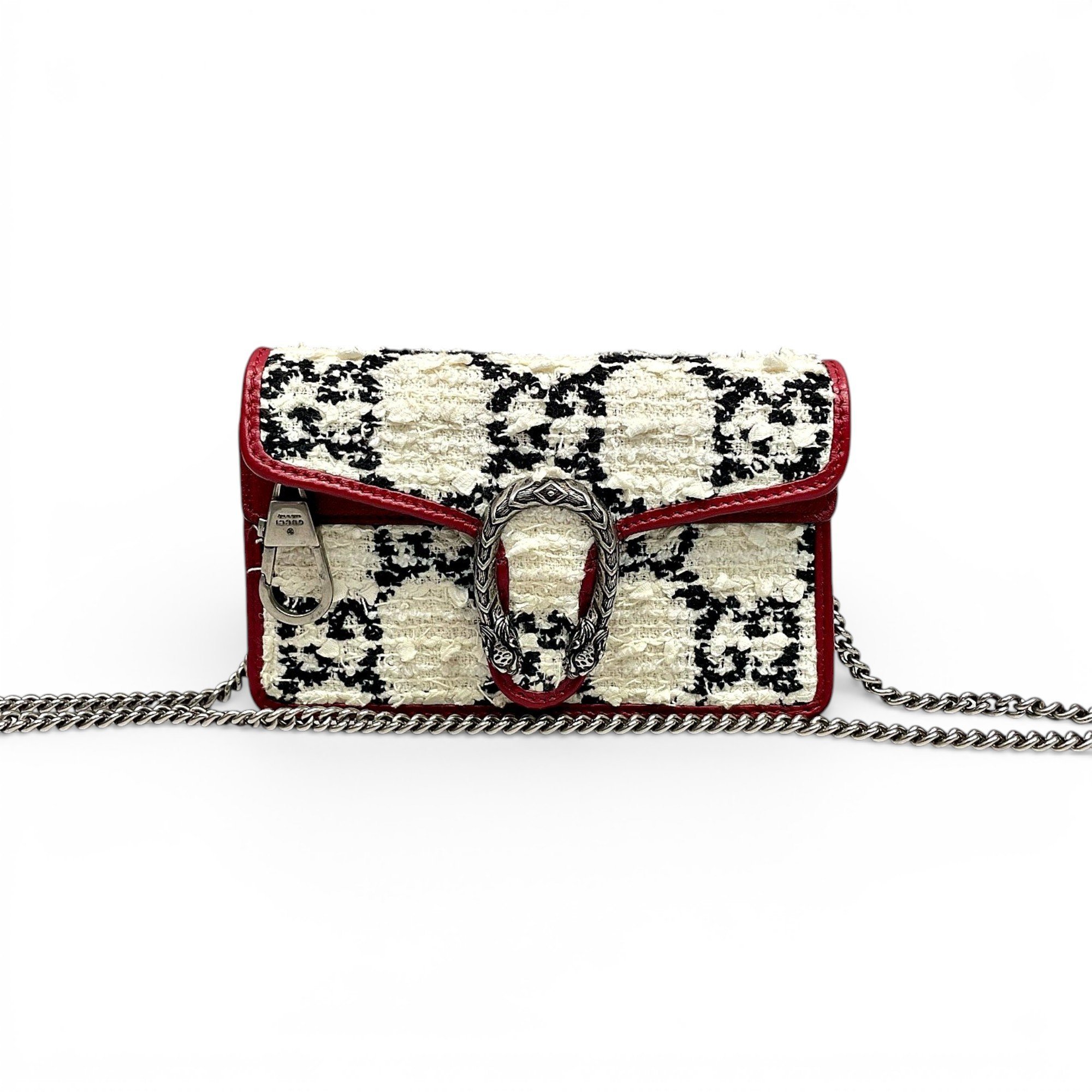 Dionysus Super Mini tweed crossbody bag